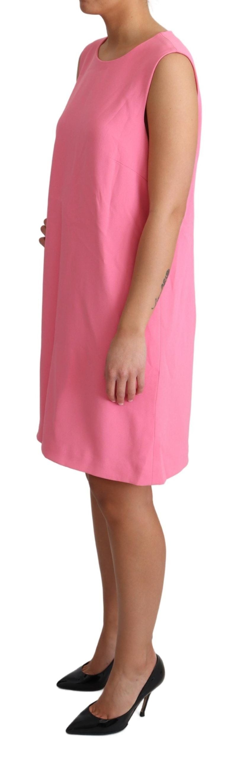 Dolce & Gabbana pink sleeveless, knee-length shift dress-3