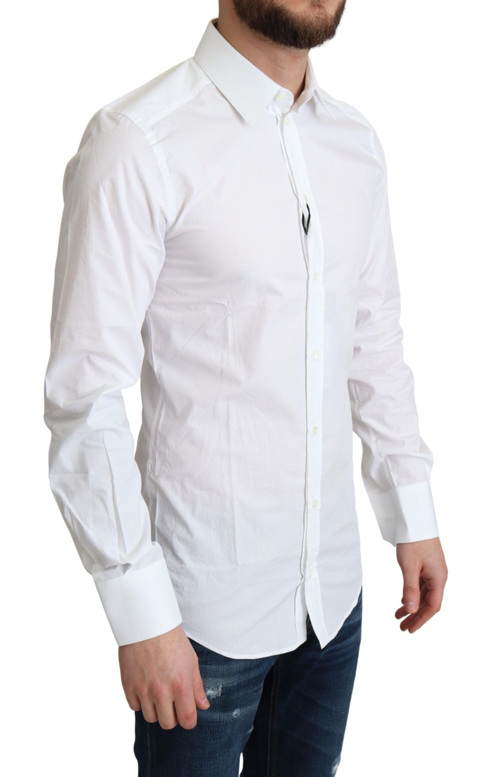 Dolce & Gabbana White Shirt in Pure Cotton for Men-2