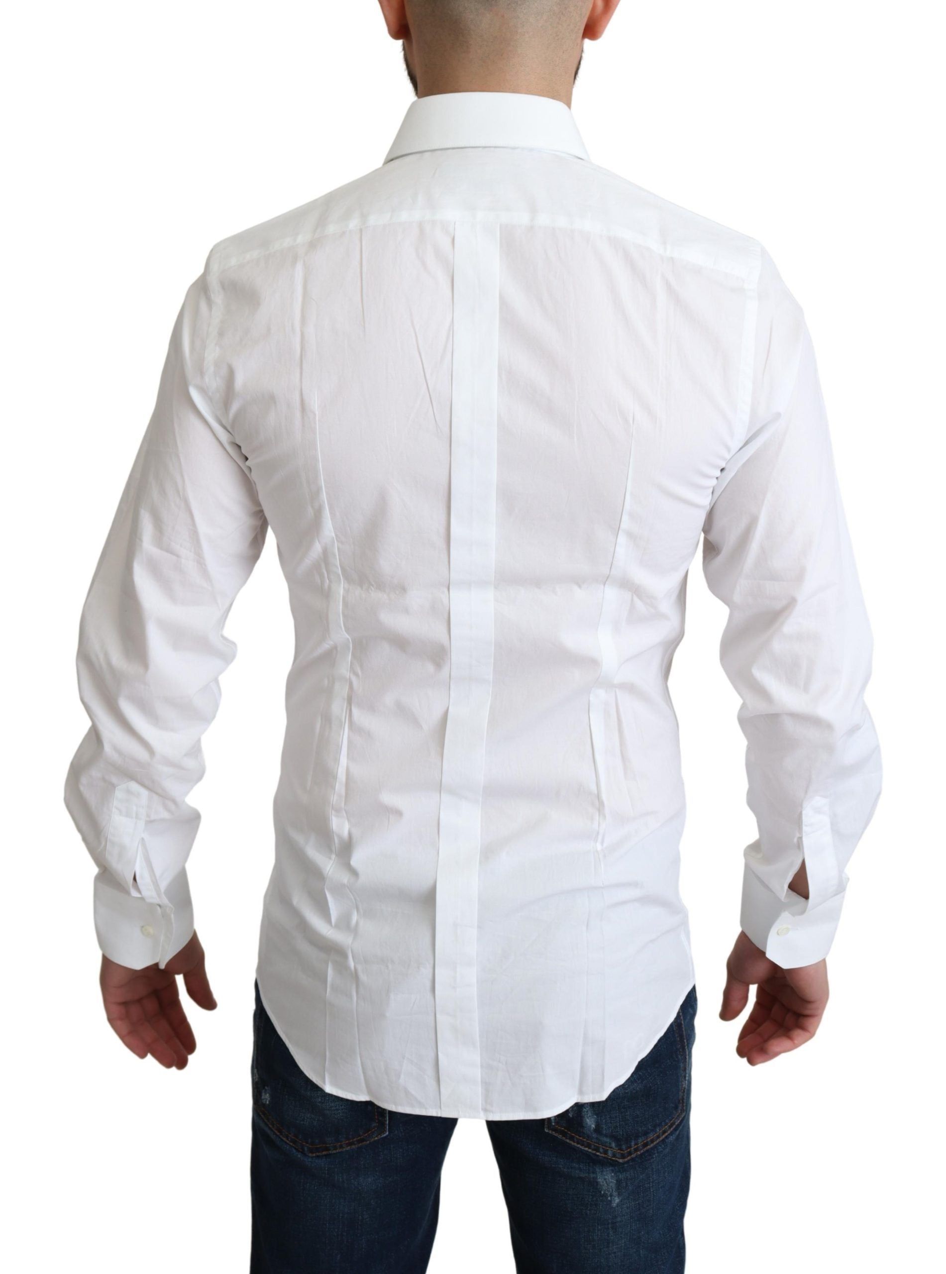 Dolce & Gabbana White Shirt in Pure Cotton for Men-3