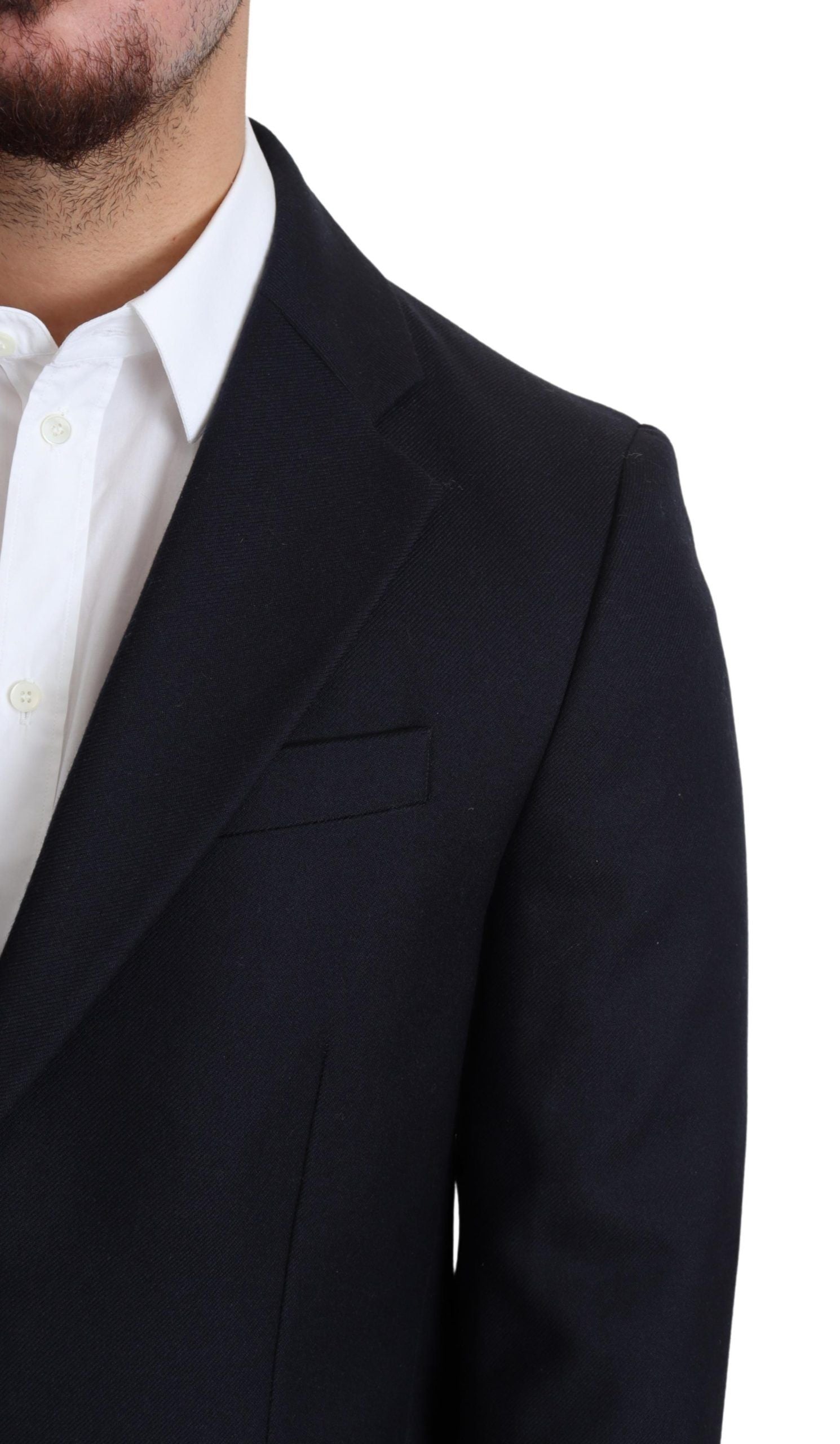 Dolce & Gabbana dark blue wool single-breasted jacket-5