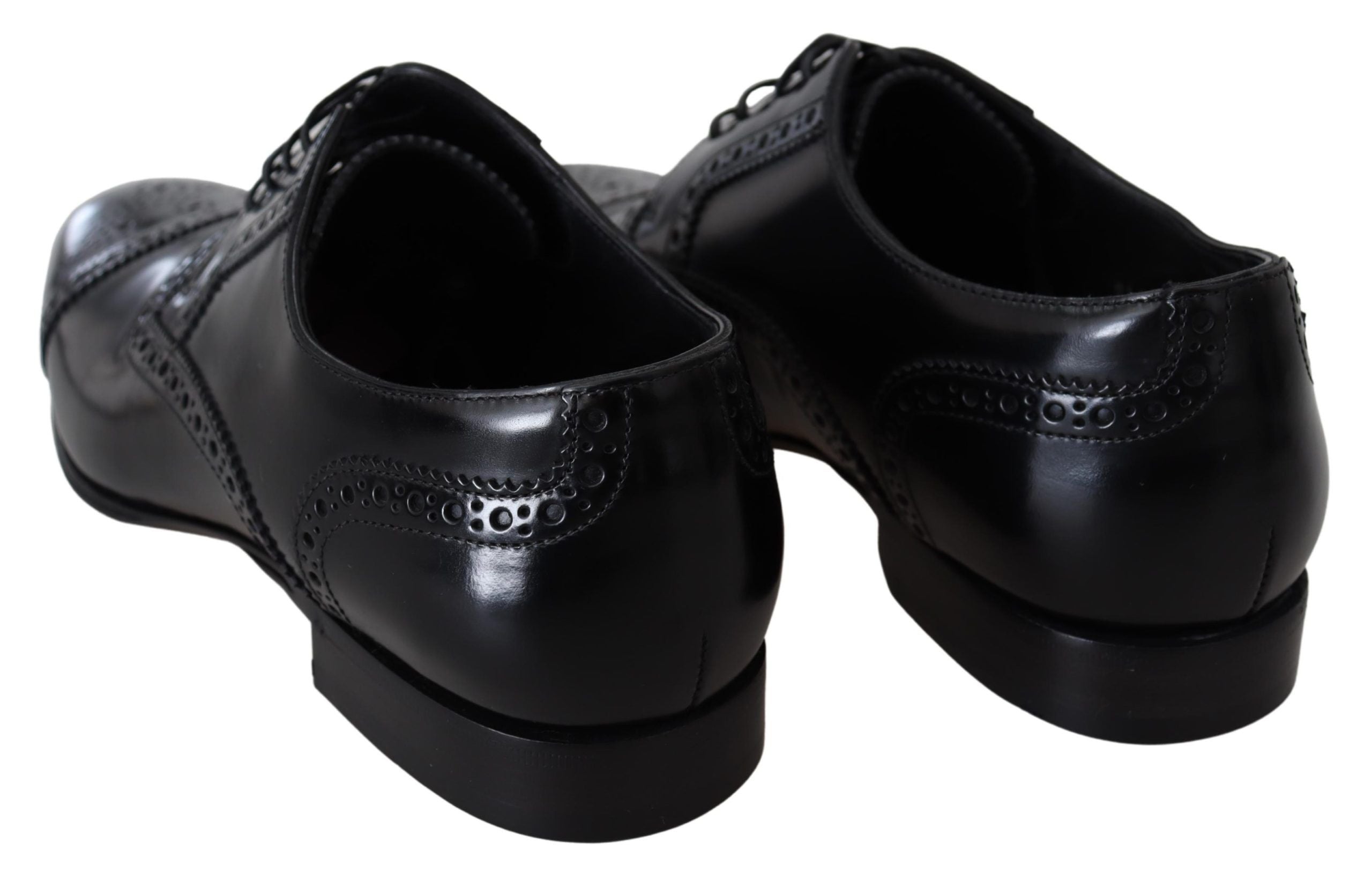 Mocasines Derby formales de cuero negro para hombre de Dolce & Gabbana-2