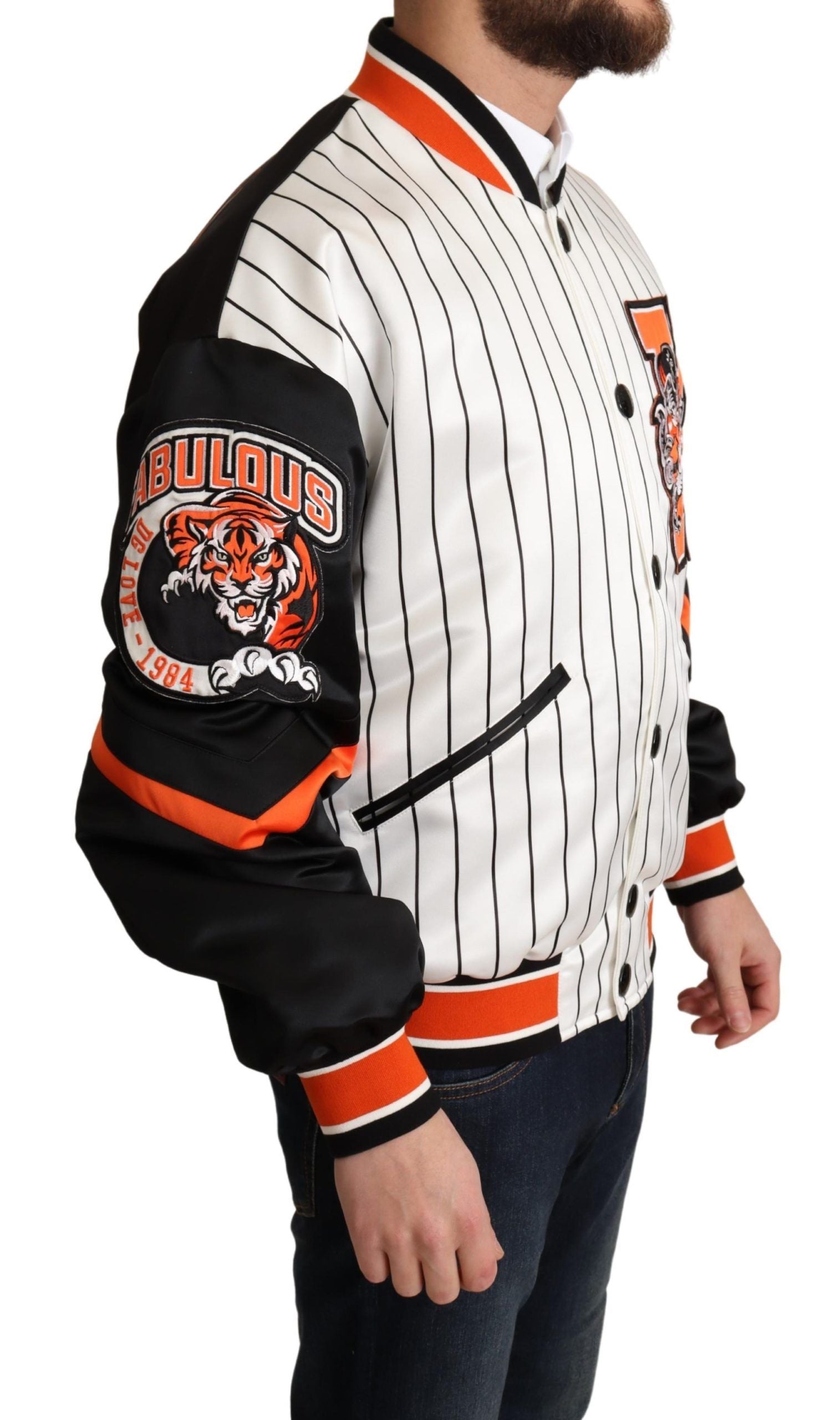 Dolce & Gabbana Multicolor Bomber King Logo #DGMILLENNIALS Jacket-2