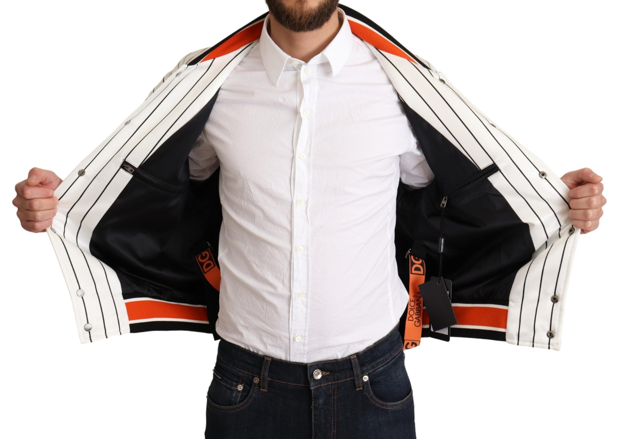 Dolce & Gabbana Multicolor Bomber King Logo #DGMILLENNIALS Jacket-5