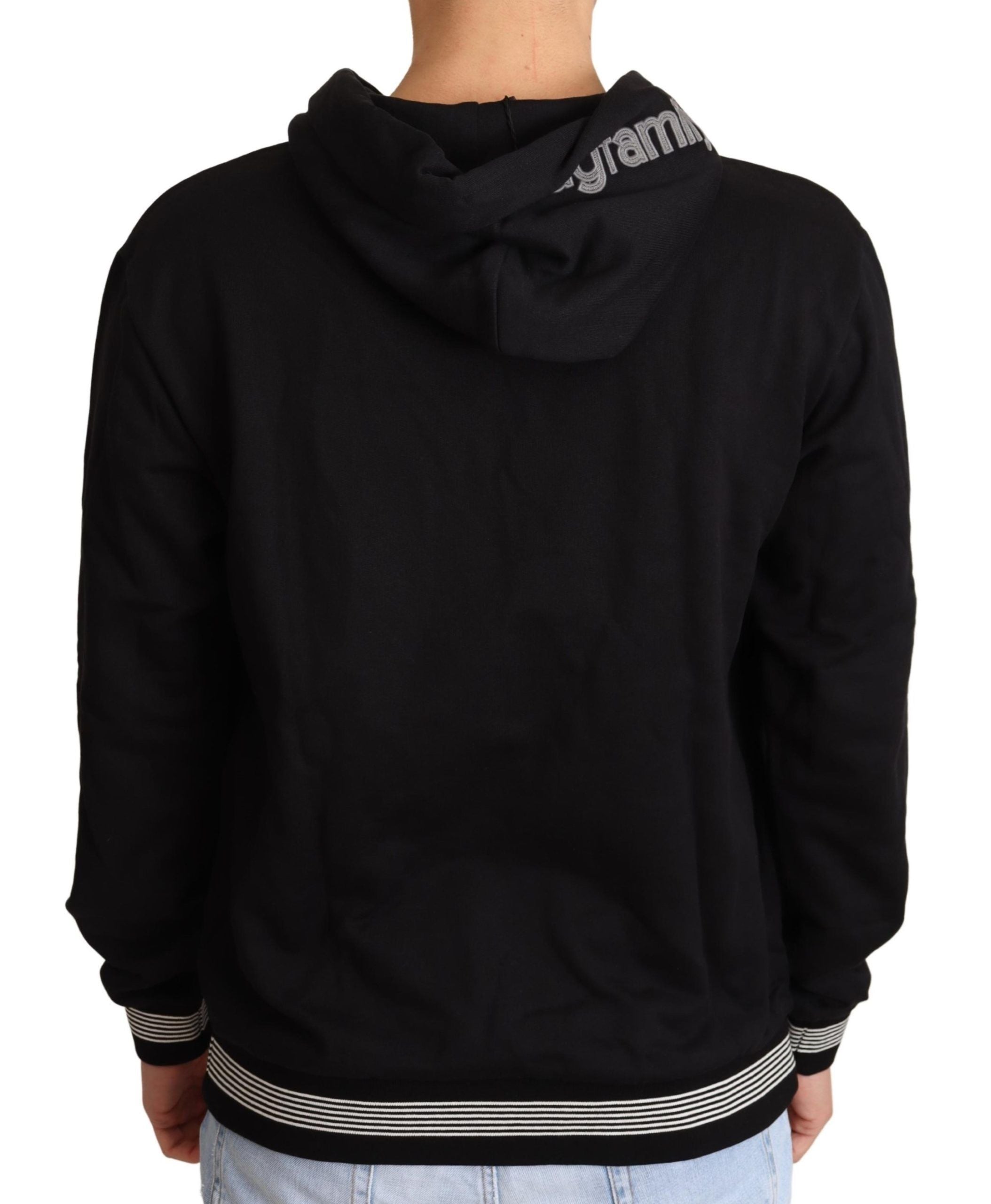 Dolce & Gabbana Black Cotton Hoodie #dgfamily-3