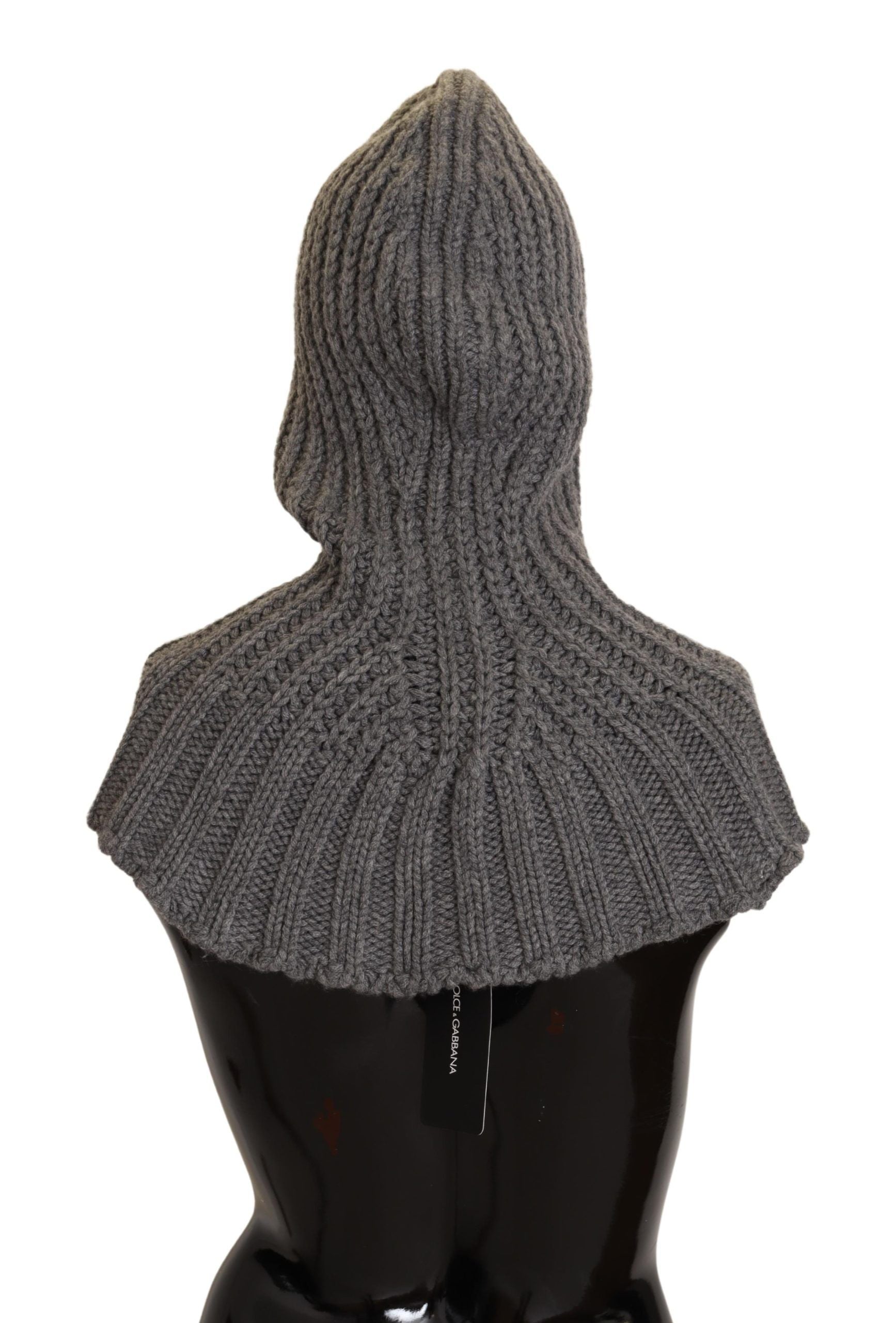 Dolce & Gabbana Grau 100% Kaschmir gestrickt Wrap One Size Schal-2