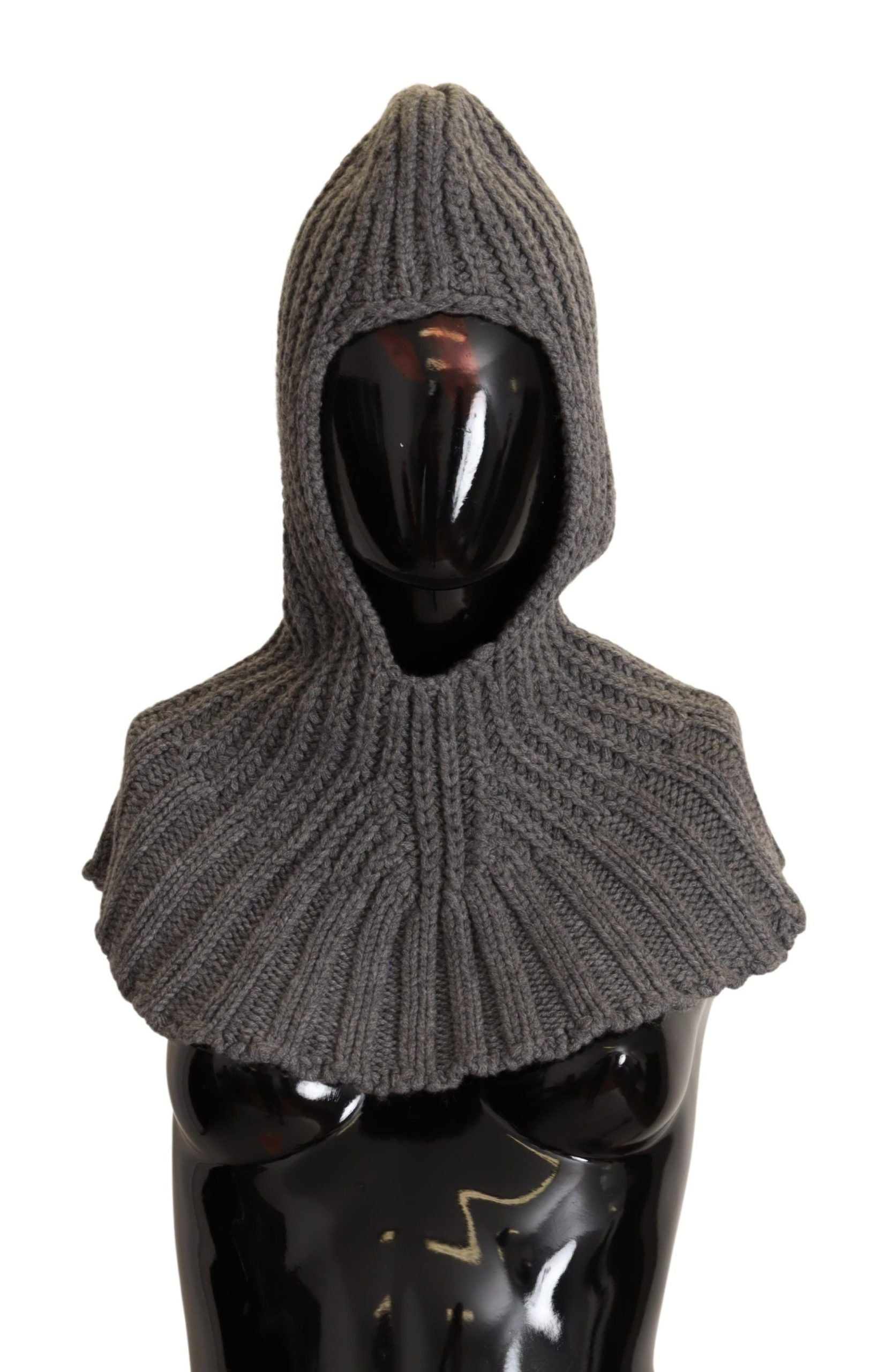 Dolce & Gabbana Grau 100% Kaschmir gestrickt Wrap One Size Schal-1