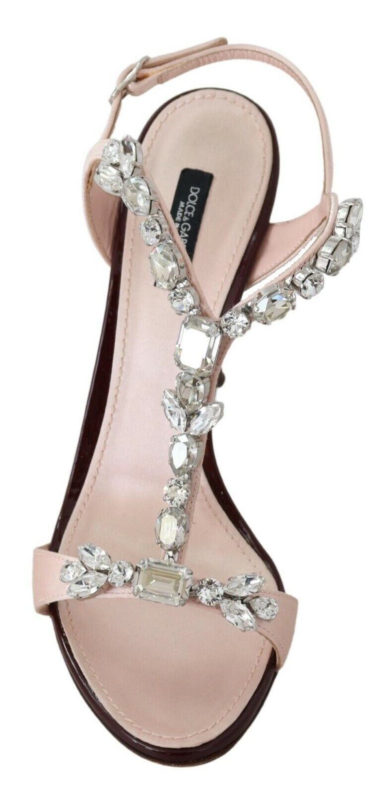 Dolce & Gabbana Pink Crystal Heels Keira Sandals-4