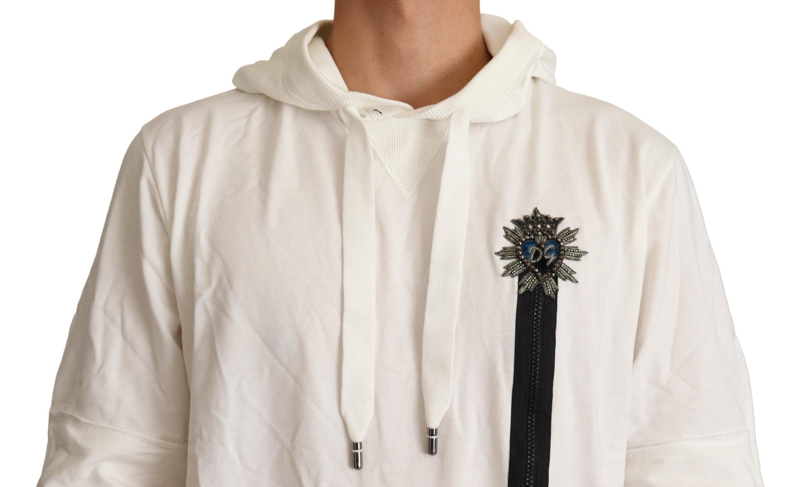 Dolce & Gabbana Limited Edition White Hoodie-5