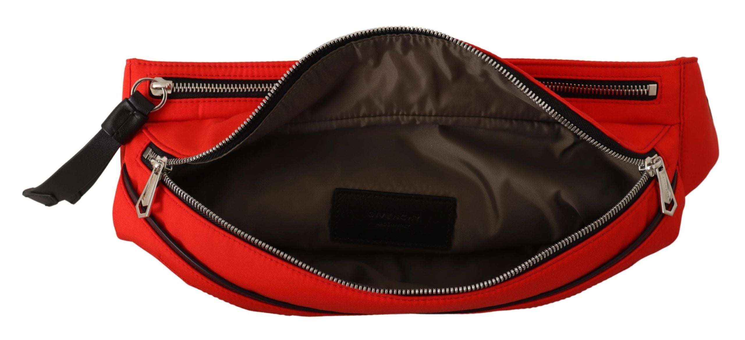 Givenchy Elegant large belt bag in red and black-3