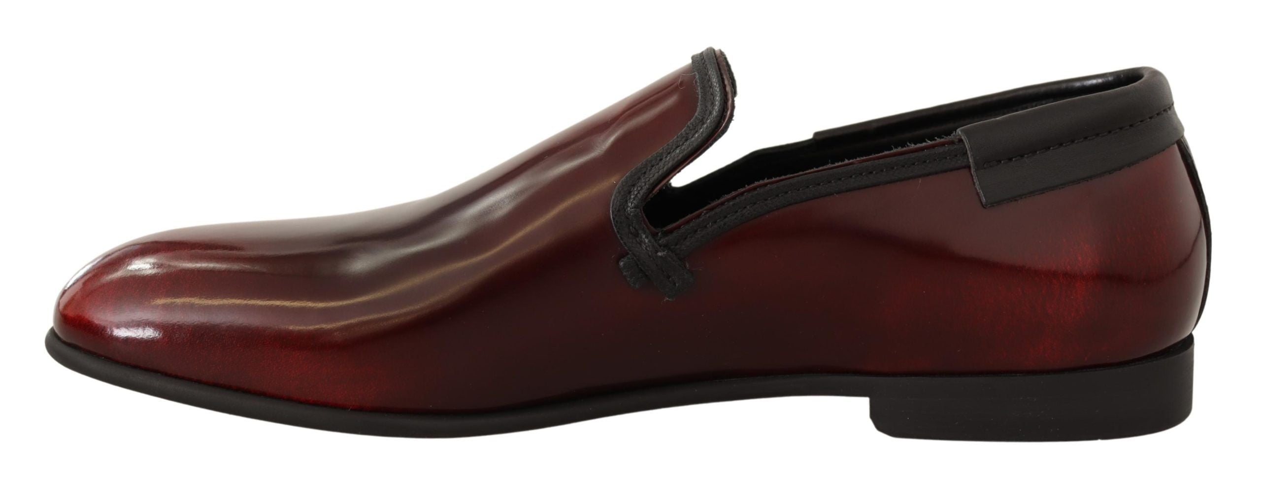 Dolce & Gabbana Bordeaux patent leather dress, loafers, shoes-7