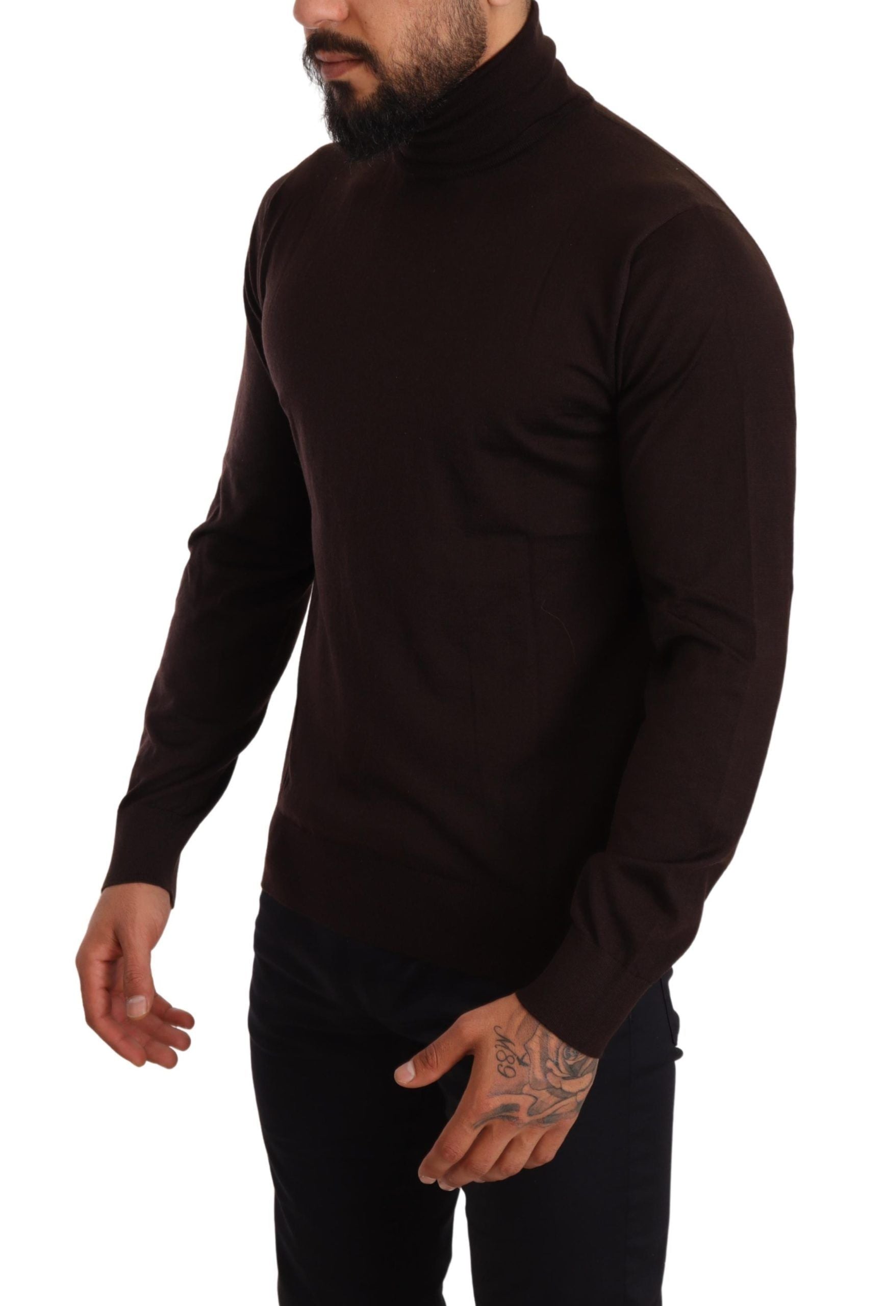 Dolce & Gabbana Brauner Kaschmir-Rollkragenpullover-2