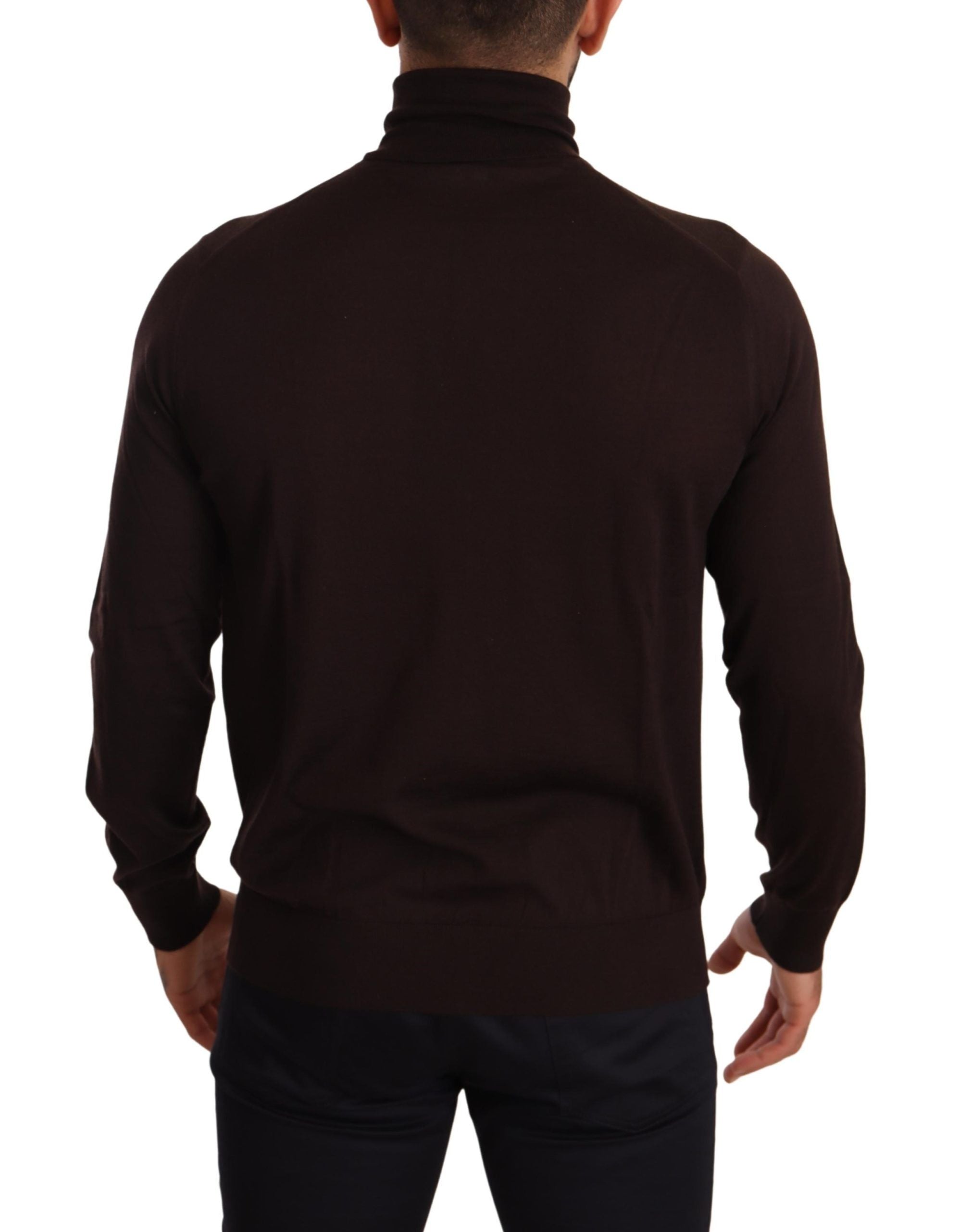 Dolce & Gabbana Brauner Kaschmir-Rollkragenpullover-3