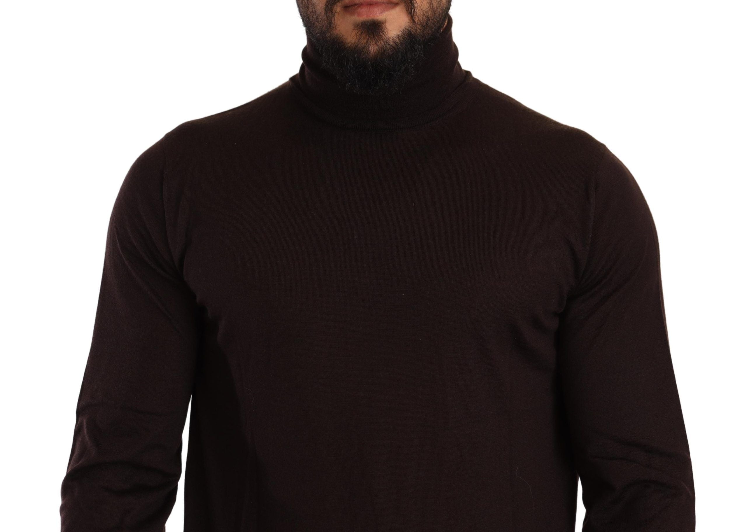 Dolce & Gabbana Brauner Kaschmir-Rollkragenpullover-4