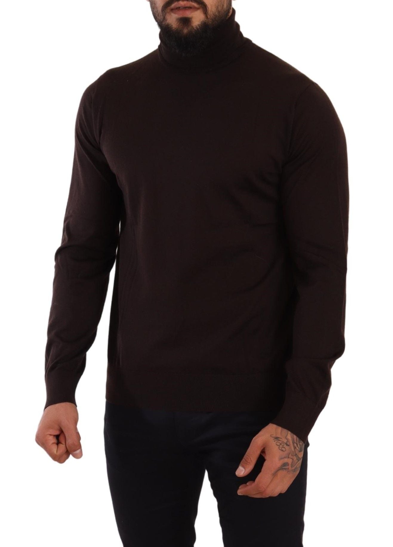 Dolce & Gabbana Brauner Kaschmir-Rollkragenpullover-5