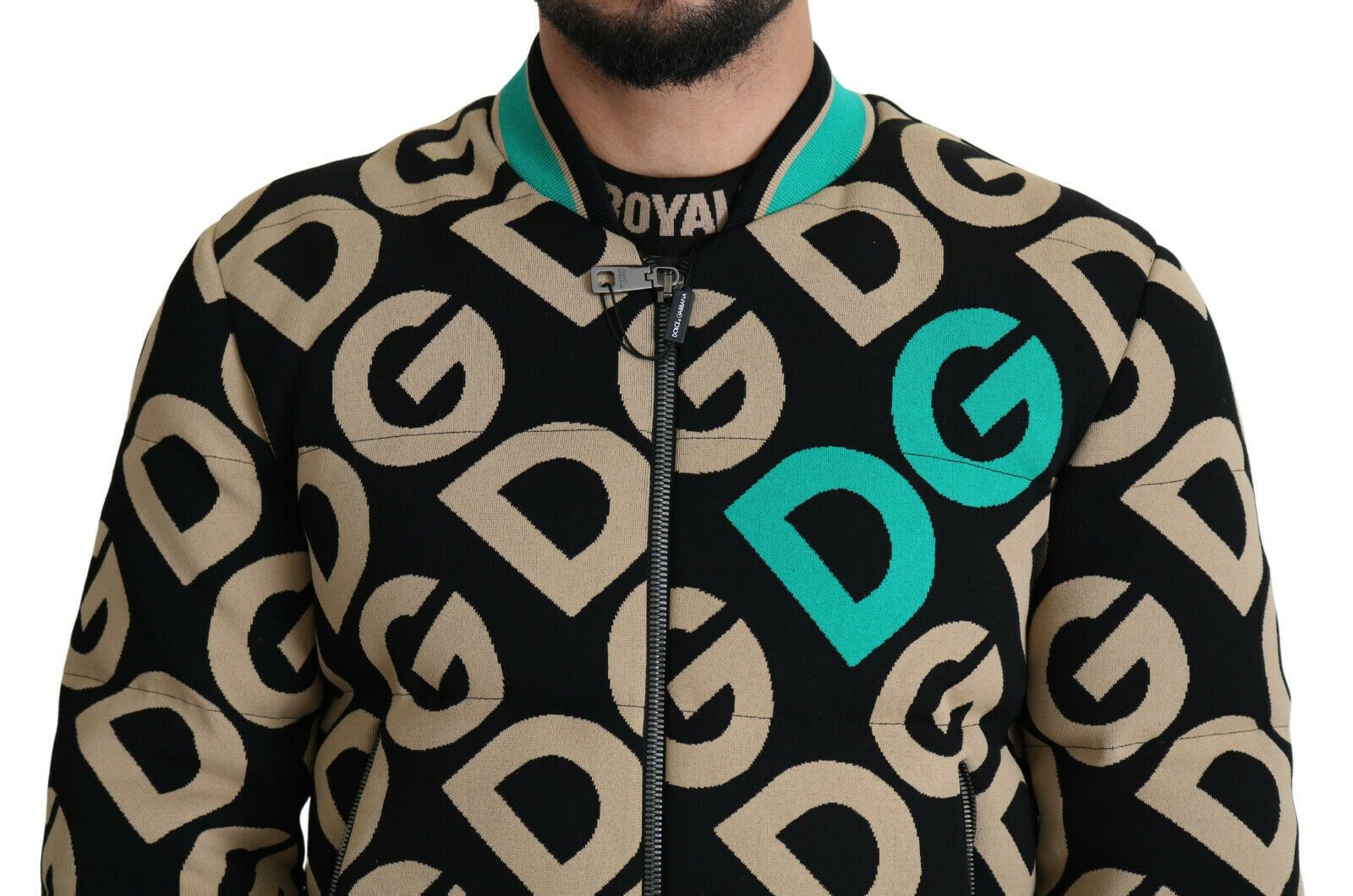 Dolce & Gabbana Multicolored DGMILLENNIALS Jacket with Logo Print-4
