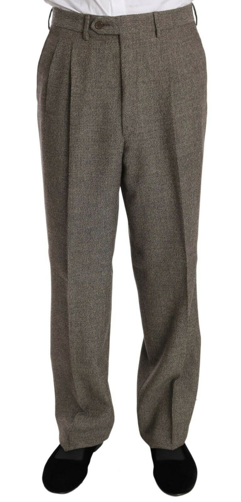 Fendi brown single-breasted wool suit-6
