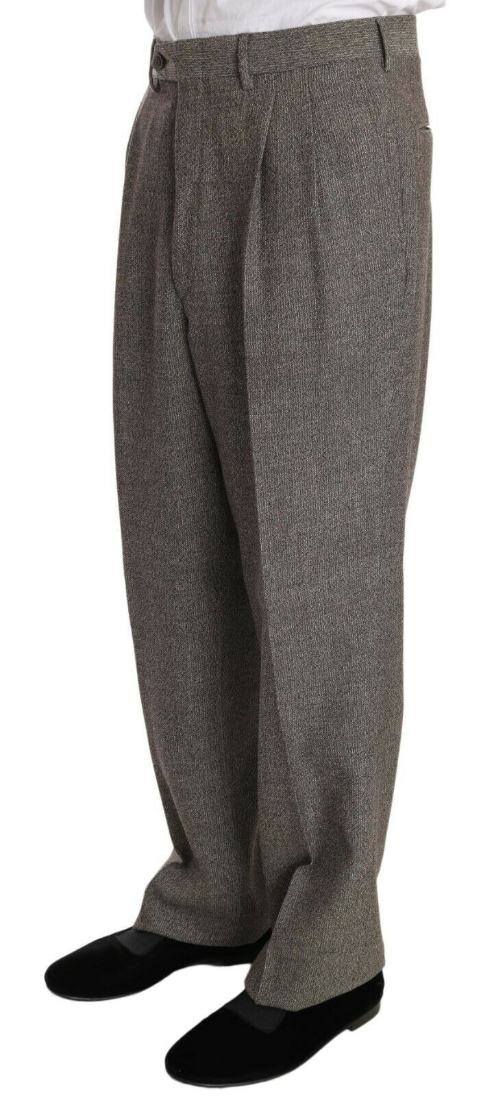 Fendi brown single-breasted wool suit-7