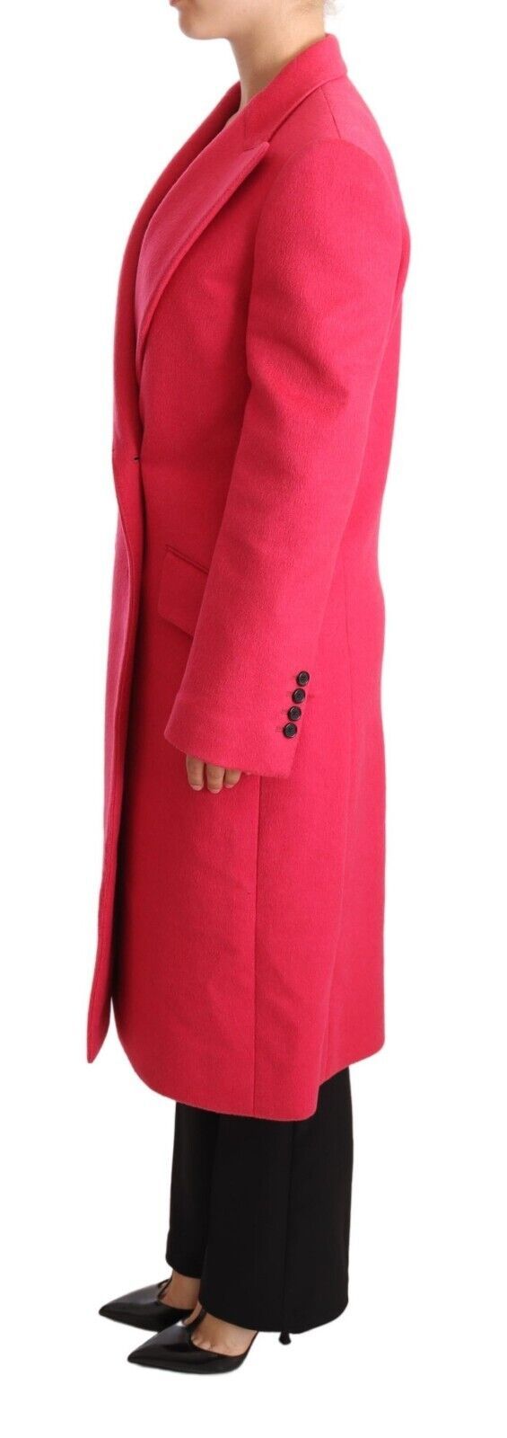 Dolce & Gabbana Pink Double-Breasted Trench Coat Jacket-2