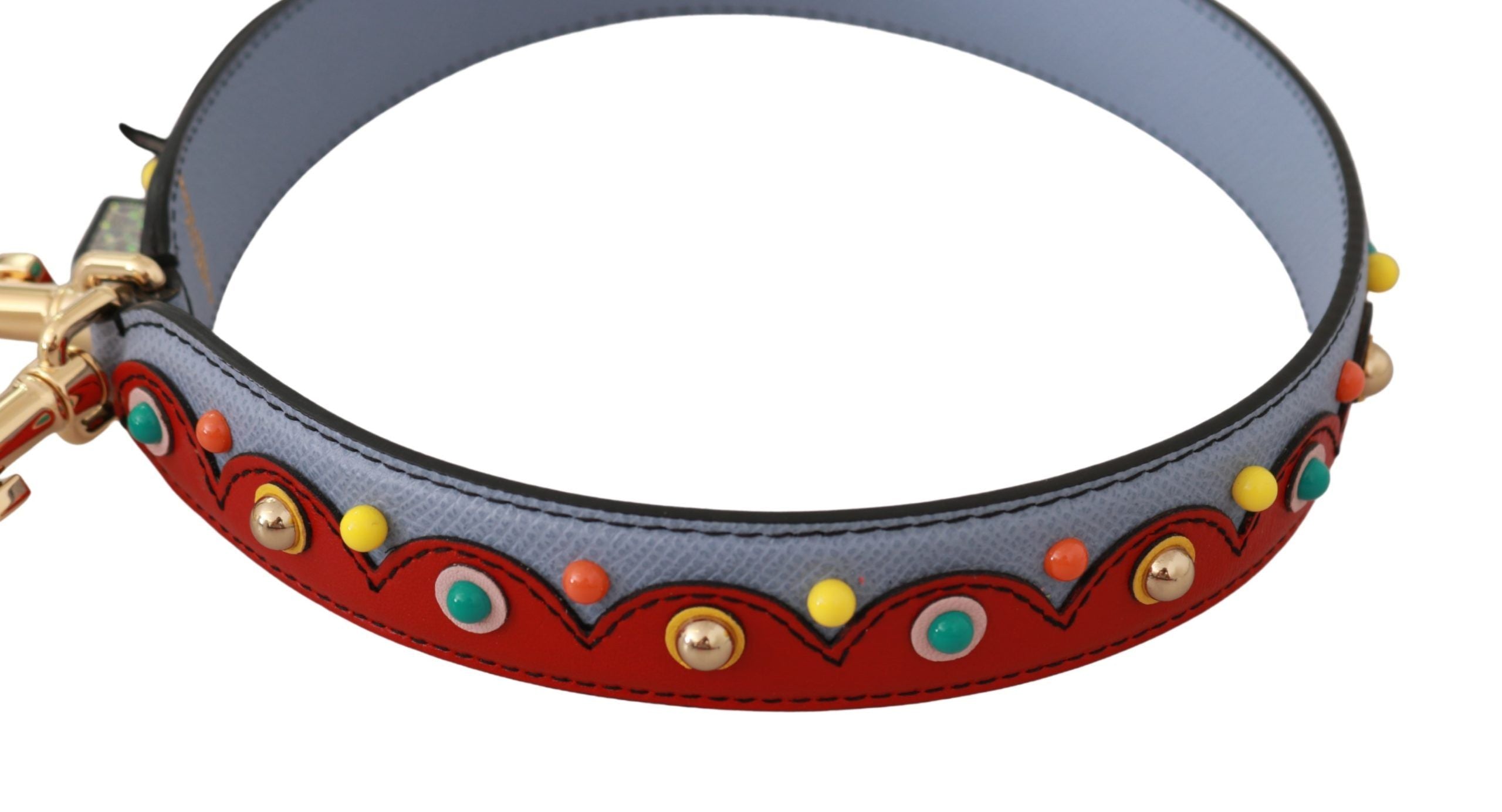 Dolce & Gabbana Blue Handbag Accessory Leather Shoulder Strap-1