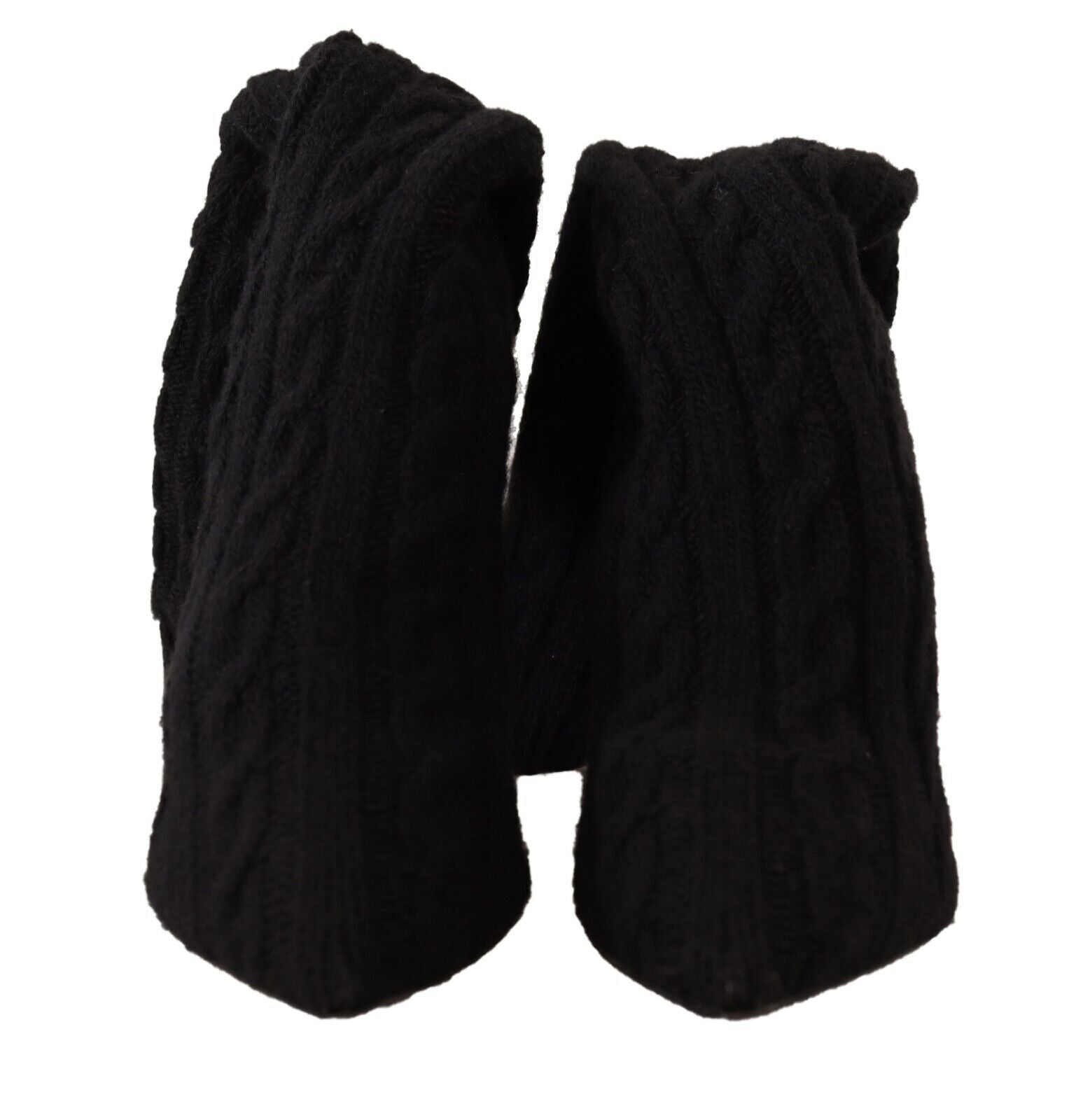 Calcetines elásticos negros hasta la rodilla de Dolce & Gabbana-2