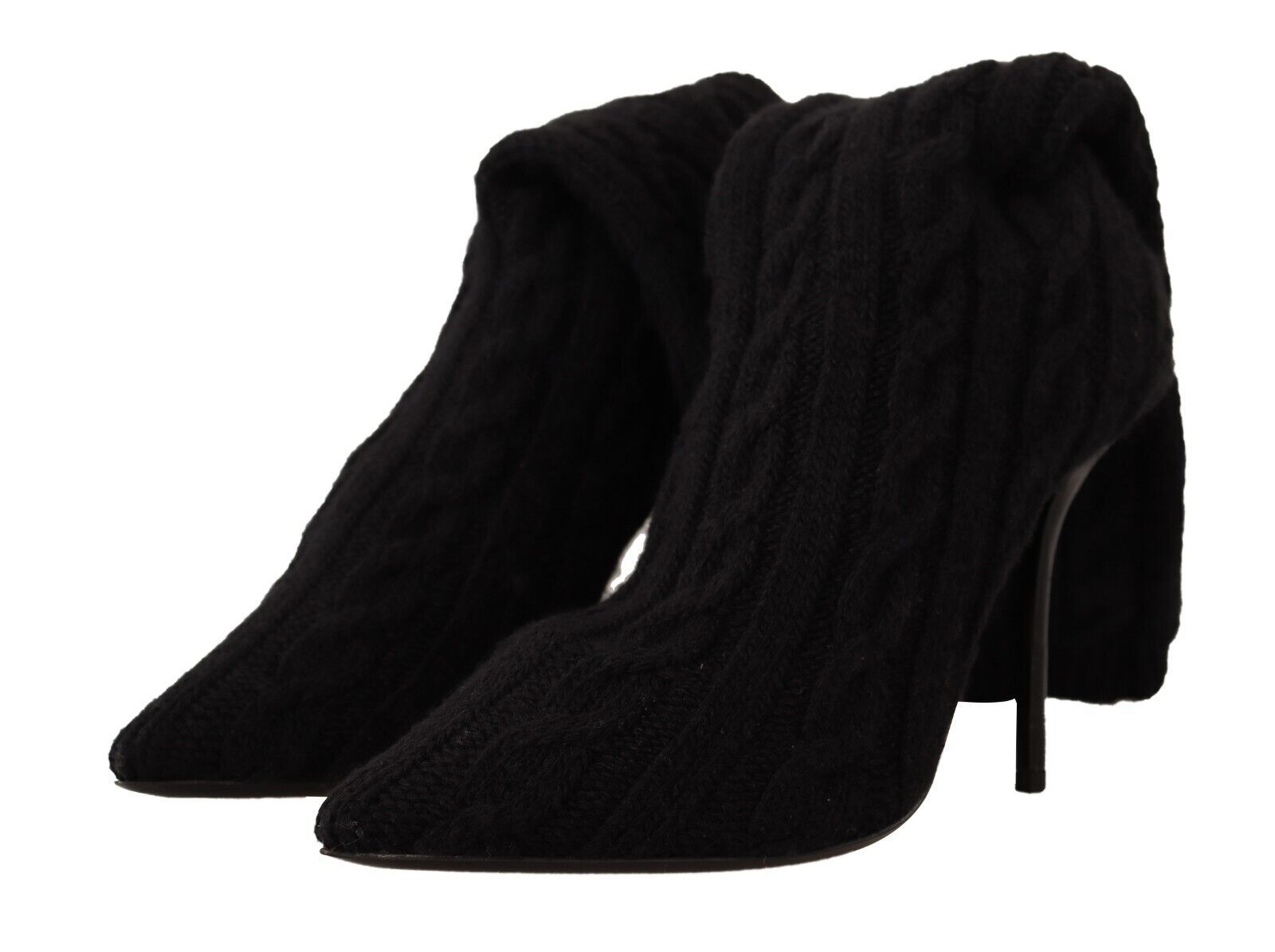 Calcetines elásticos negros hasta la rodilla de Dolce & Gabbana-3