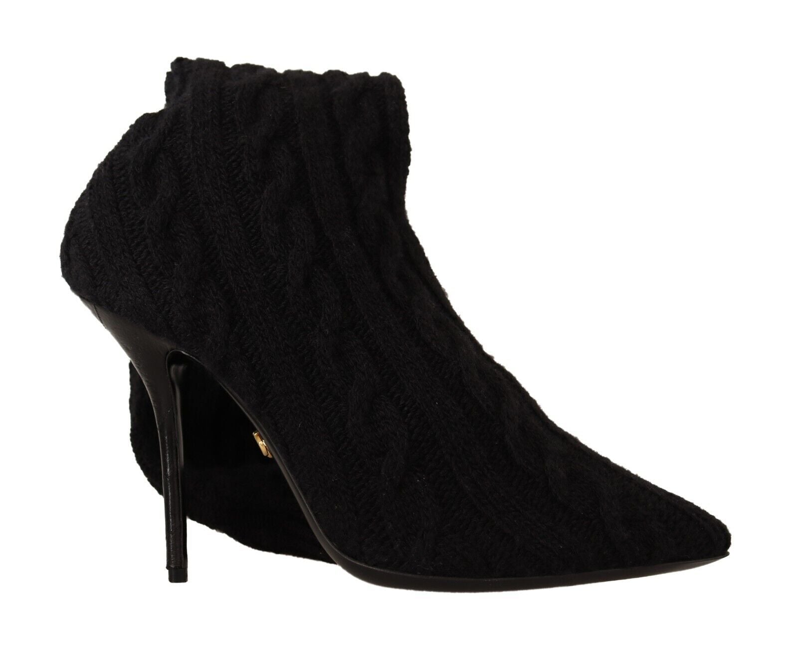Calcetines elásticos negros hasta la rodilla de Dolce & Gabbana-6