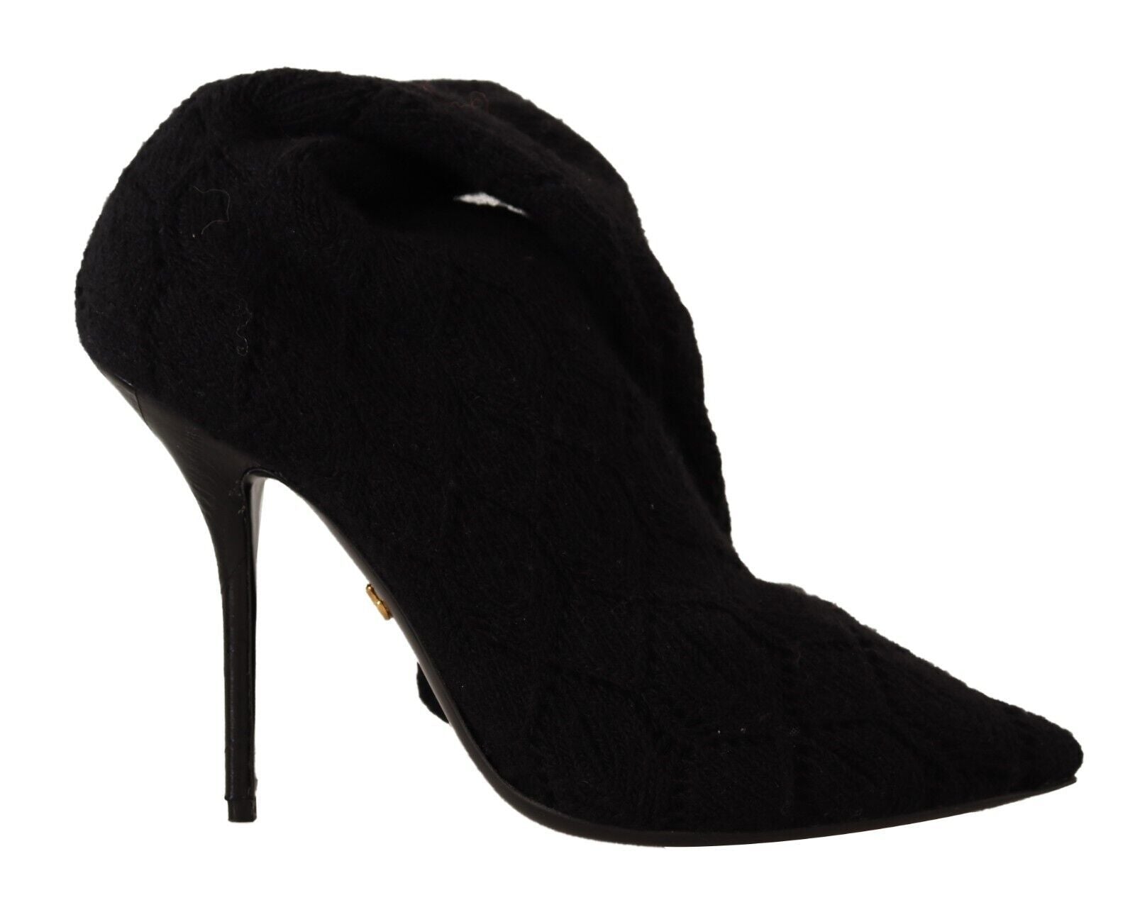 Dolce & Gabbana Black Stretch Socks Knee High Socks Shoes-6