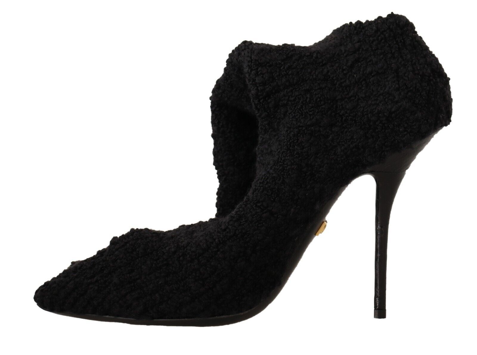 Dolce & Gabbana Black Stretch Socks Knee High Socks Shoes-5