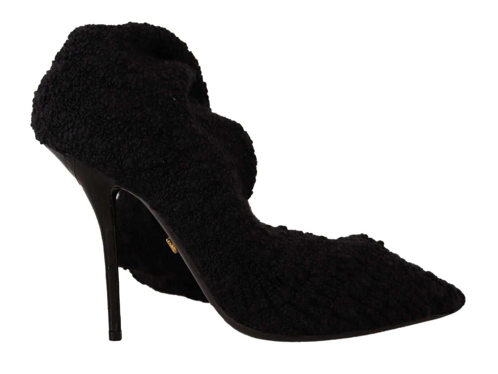 Dolce & Gabbana Black Stretch Socks Knee High Socks Shoes-6
