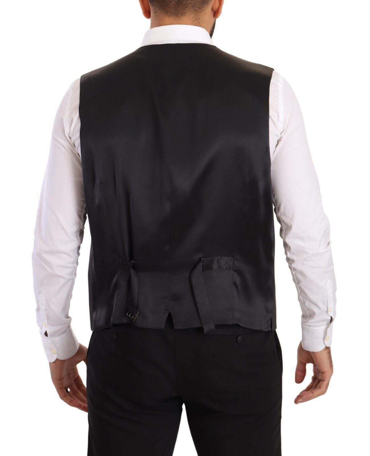 Blazer cruzado gris SICILIA de Dolce & Gabbana (2 piezas)-8