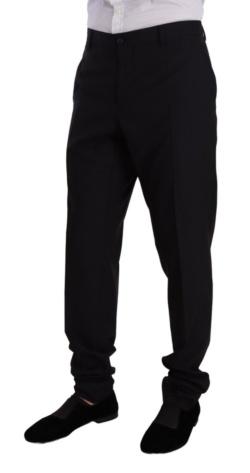 Dolce & Gabbana Blauer GOLD Wollanzug einreihig 2 Stück-7