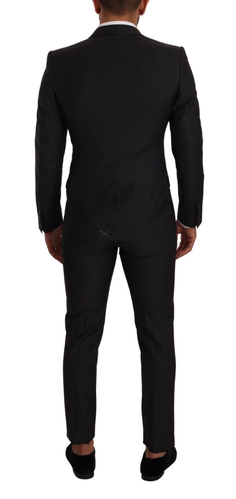 Dolce & Gabbana Schwarzer MARTINI Einreihiger 2-teiliger Anzug-3