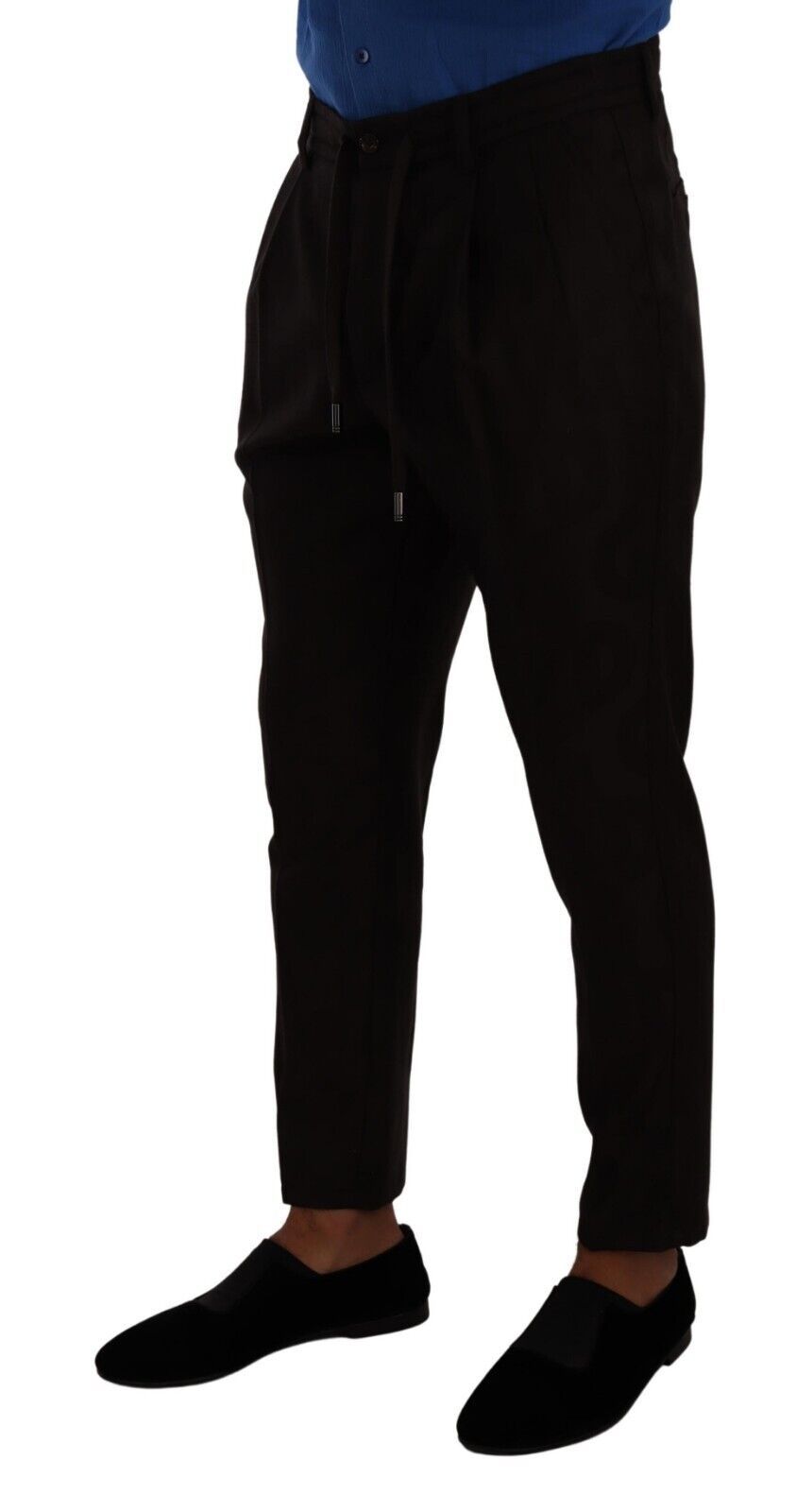 Dolce & Gabbana Bordeaux Wool Men's Skinny Trousers-2