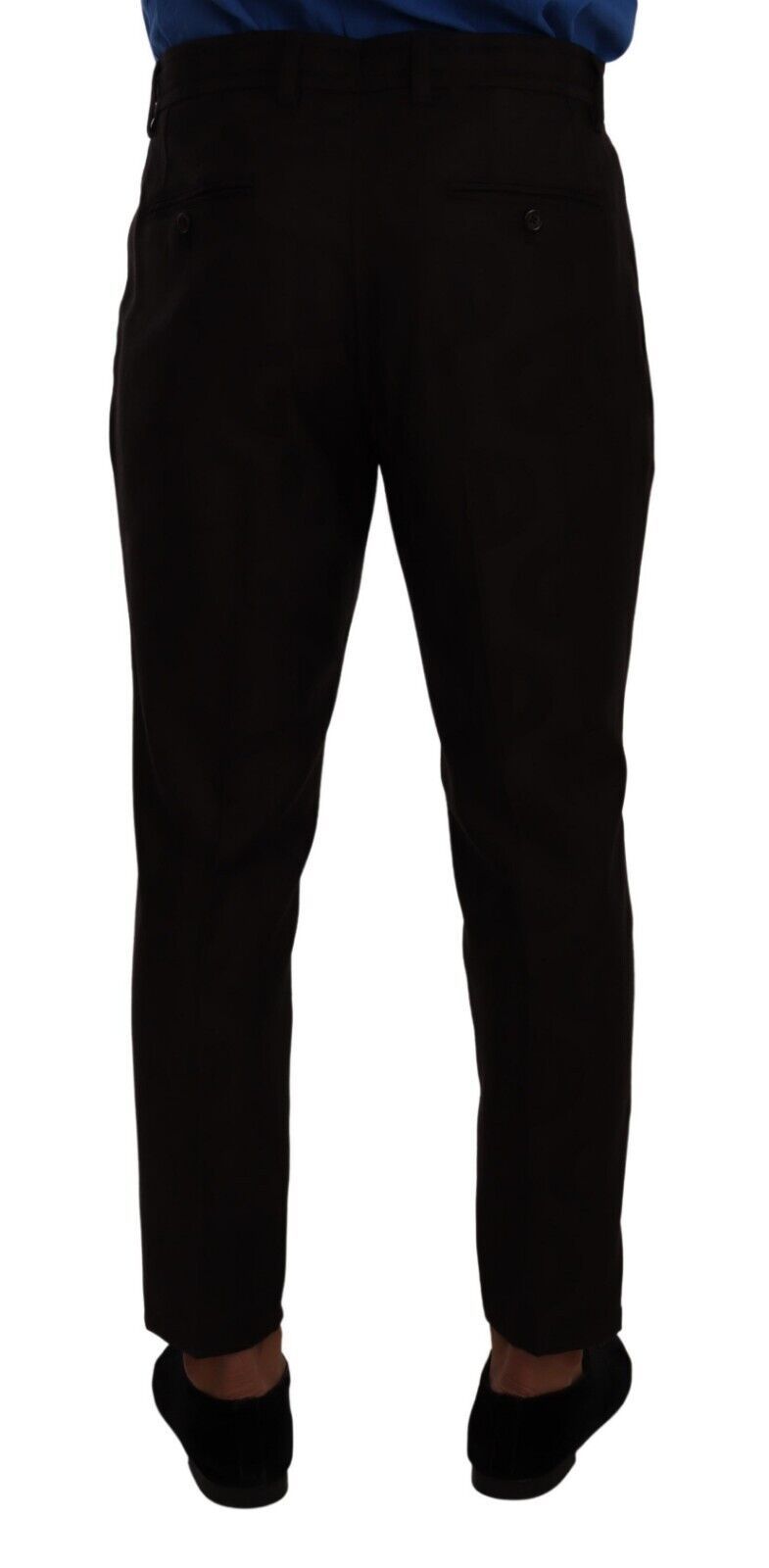 Dolce & Gabbana Bordeaux Wool Men's Skinny Trousers-3