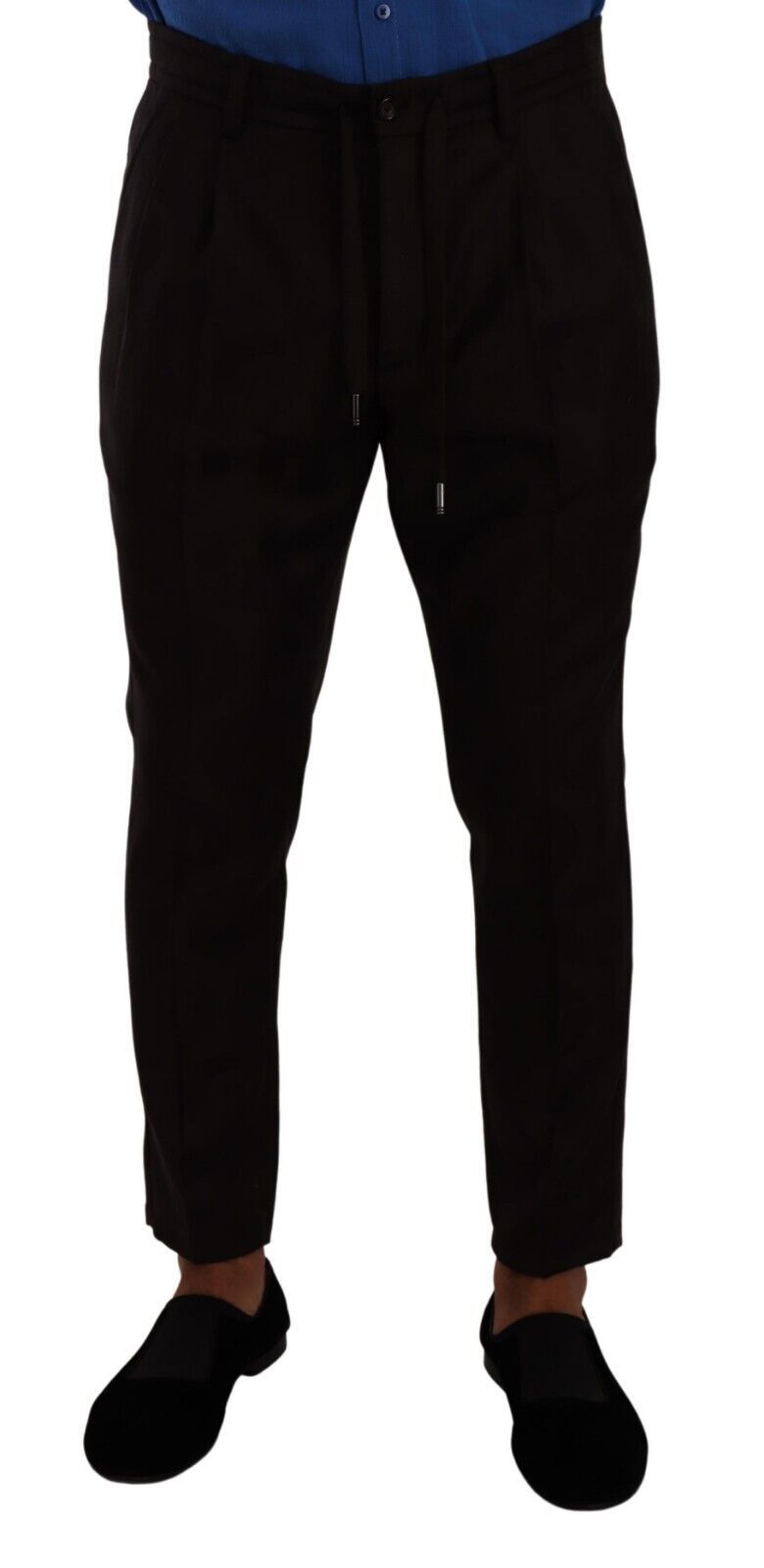 Dolce & Gabbana Bordeaux Wool Men's Skinny Trousers
