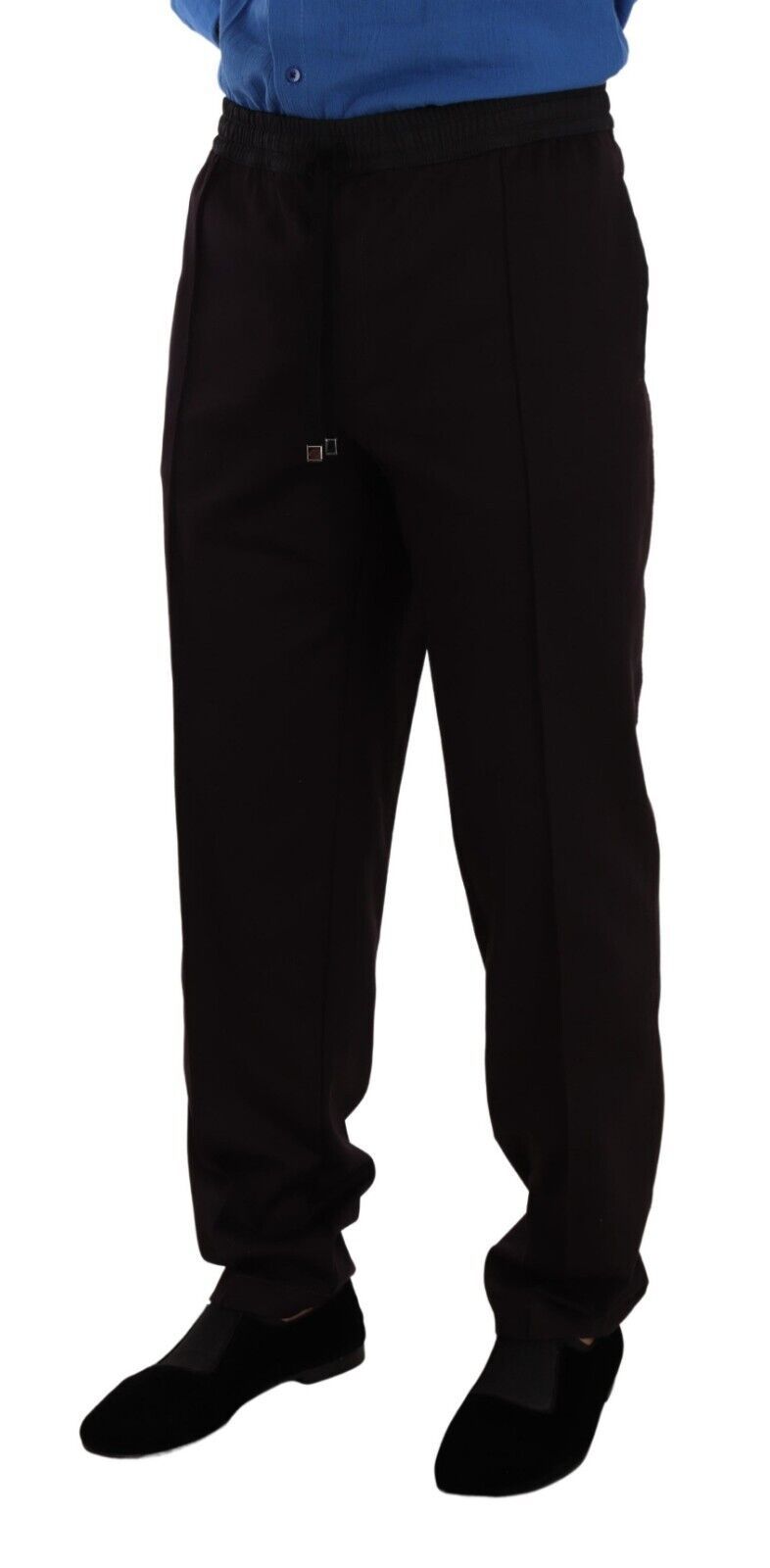 Dolce & Gabbana Bordeaux Cotton Men's Skinny Trousers-2