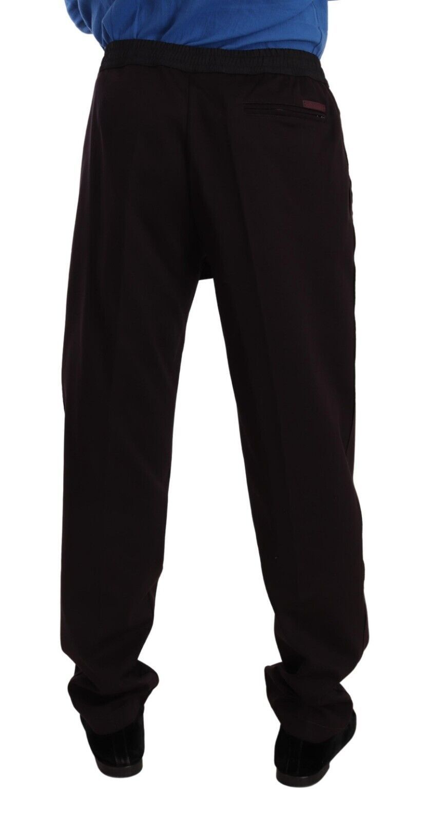 Dolce & Gabbana Bordeaux Cotton Men's Skinny Trousers-3