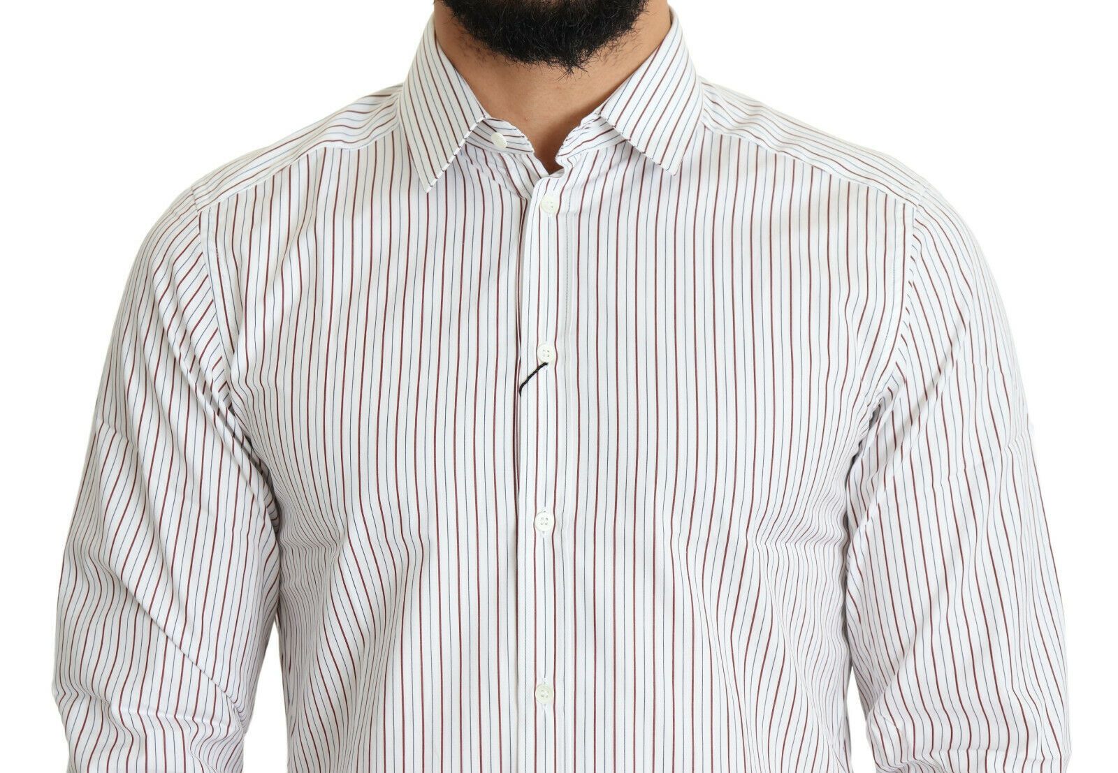 Dolce & Gabbana white striped formal MARTINI shirt-4