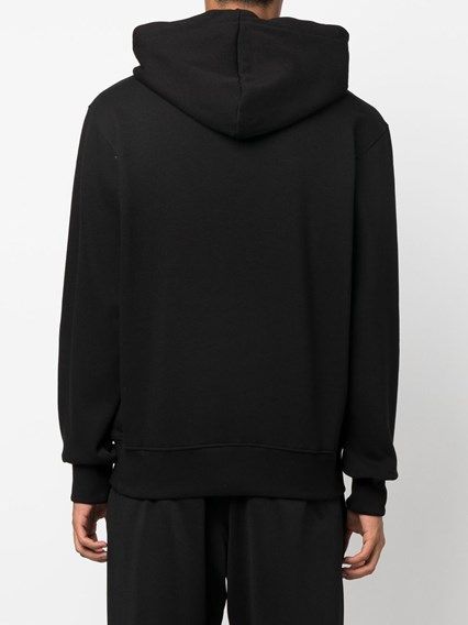 Sudadera con capucha negra elegante de Versace Jeans-2
