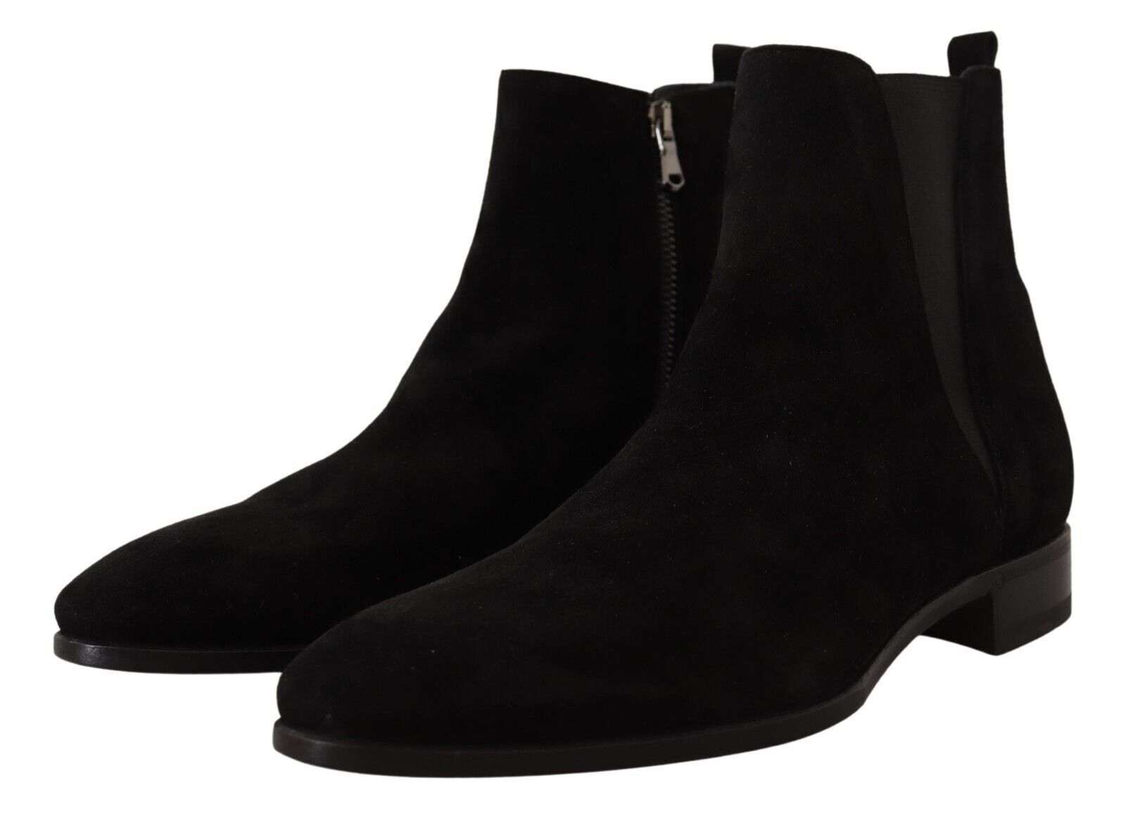 Botas Chelsea de piel de ante negra para hombre de Dolce & Gabbana-3
