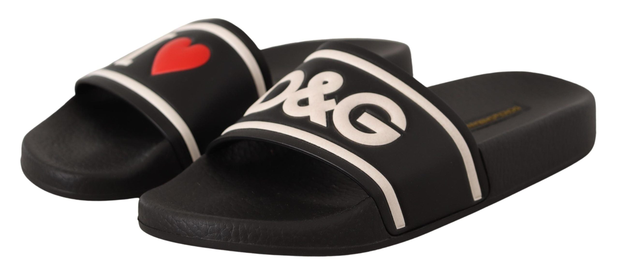 Dolce & Gabbana Black Leather I Love D&-2