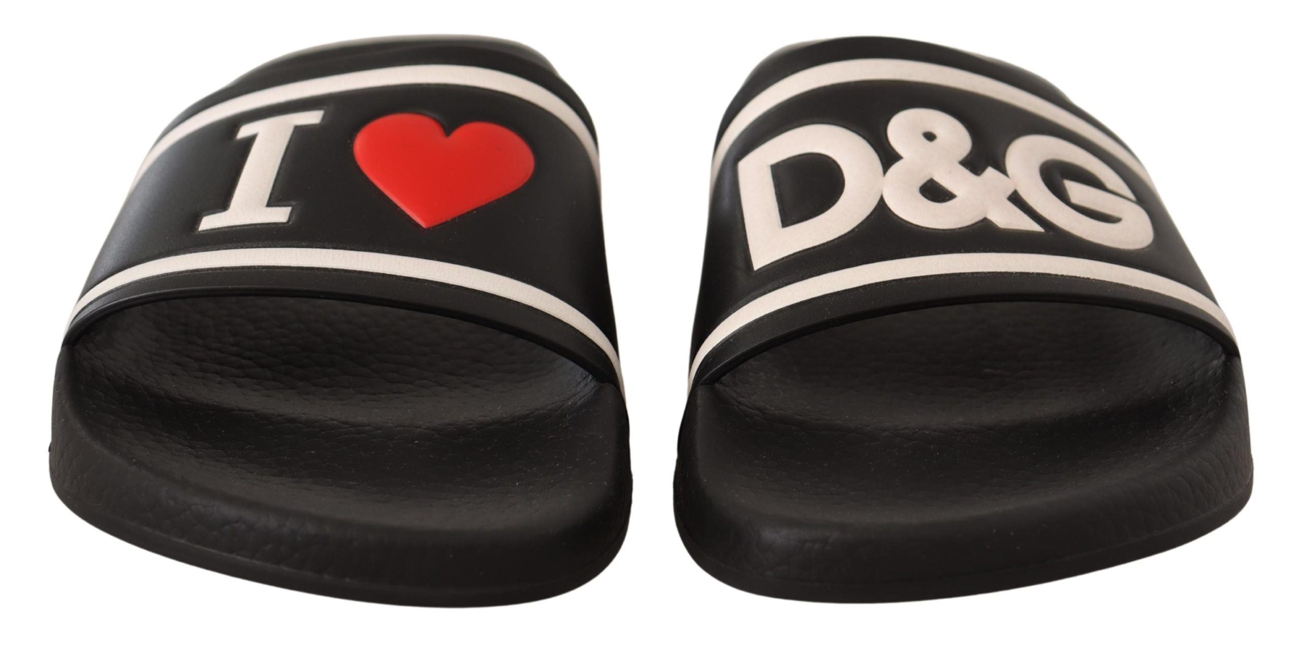 Dolce & Gabbana Black Leather I Love D&-7
