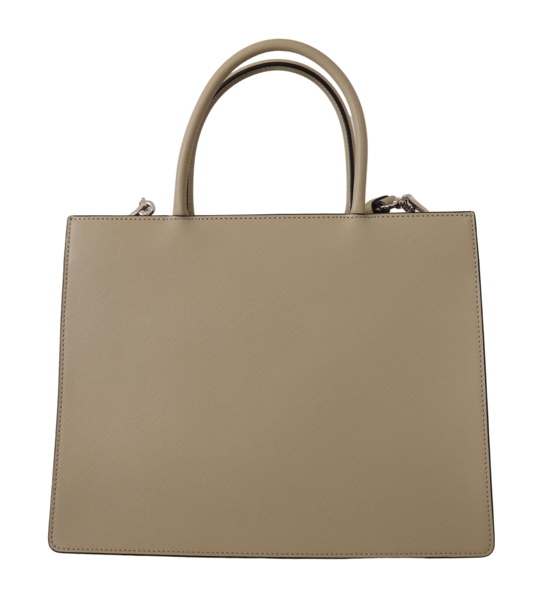 Karl Lagerfeld Elegant sage green tote shoulder bag-3