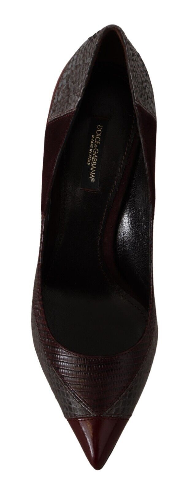 Dolce & Gabbana Multicolor Exotic Leather Heeled Pumps Shoes-7