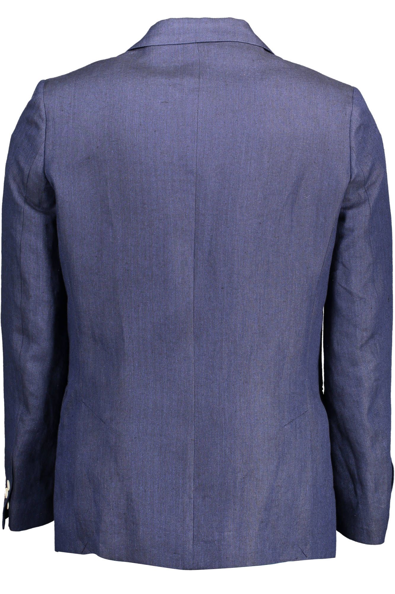 Chaqueta clásica de lino azul elegante de Gant-2