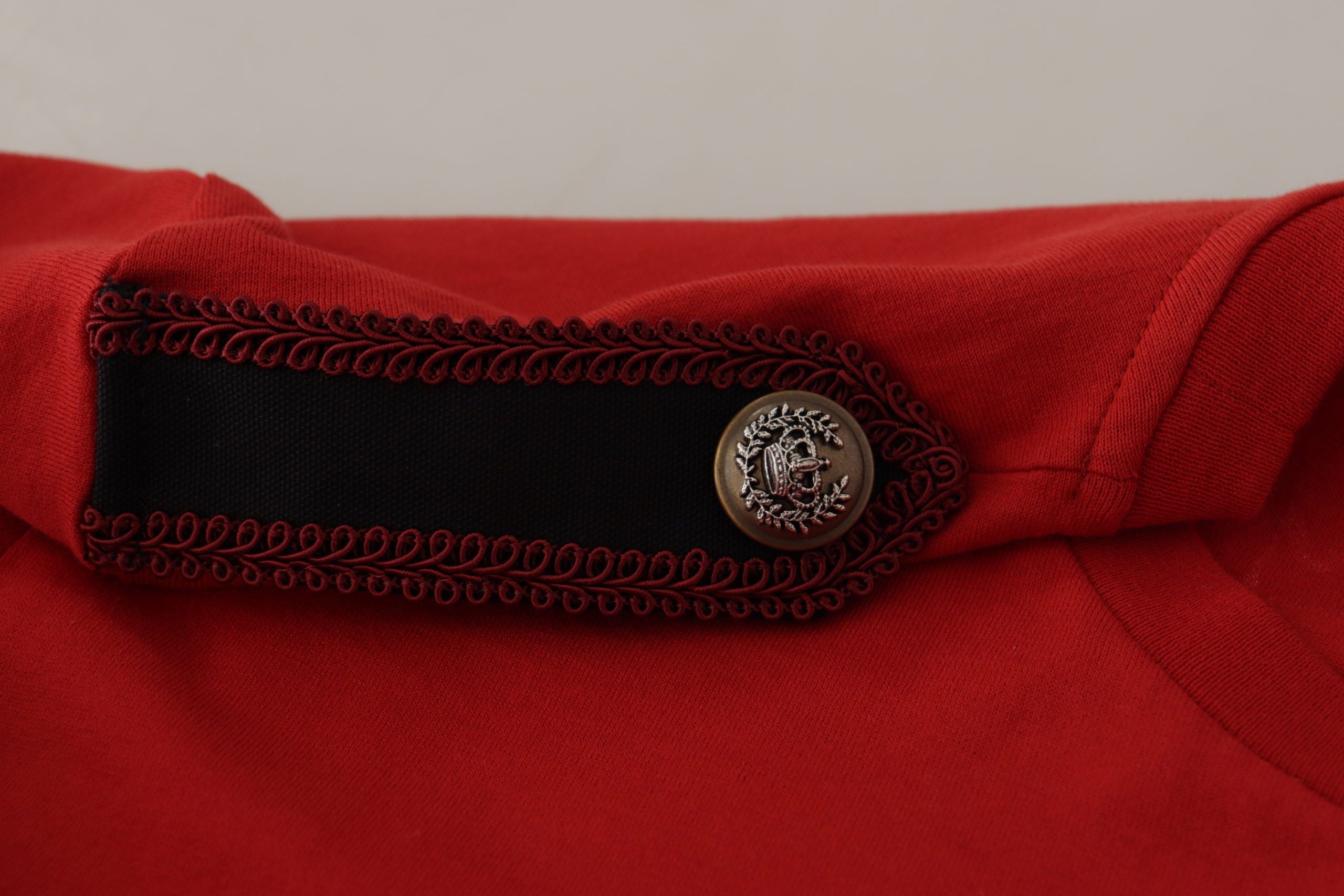 Dolce & Gabbana Red Amor Vincit Omnia T-Shirt with round neck-6