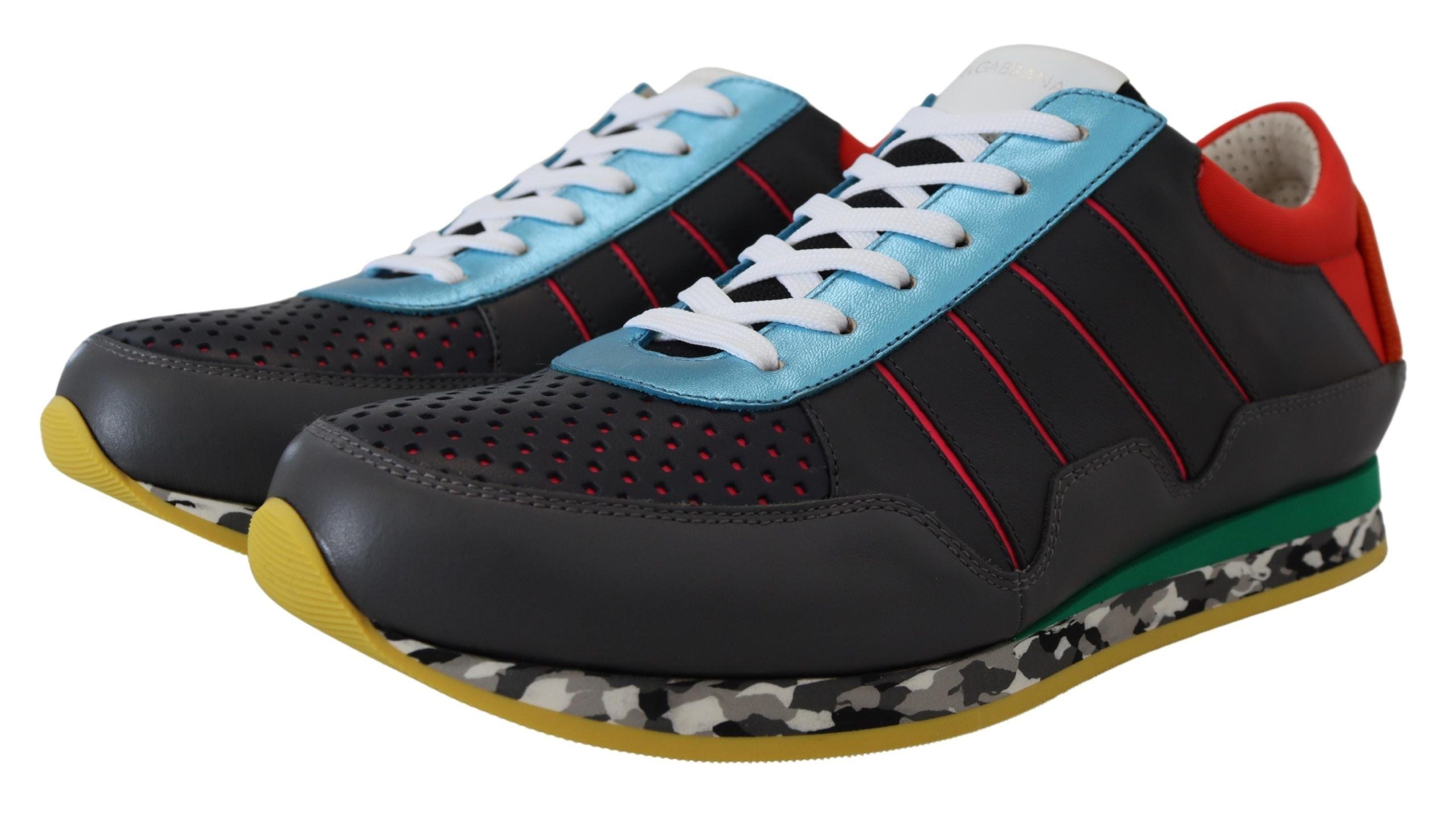 Dolce & Gabbana Multicolor Sport Low Top Shoes Sneakers-4