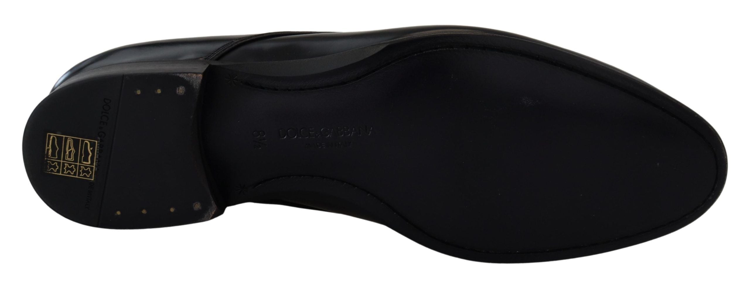 Dolce & Gabbana black leather shoes for formal occasions-2
