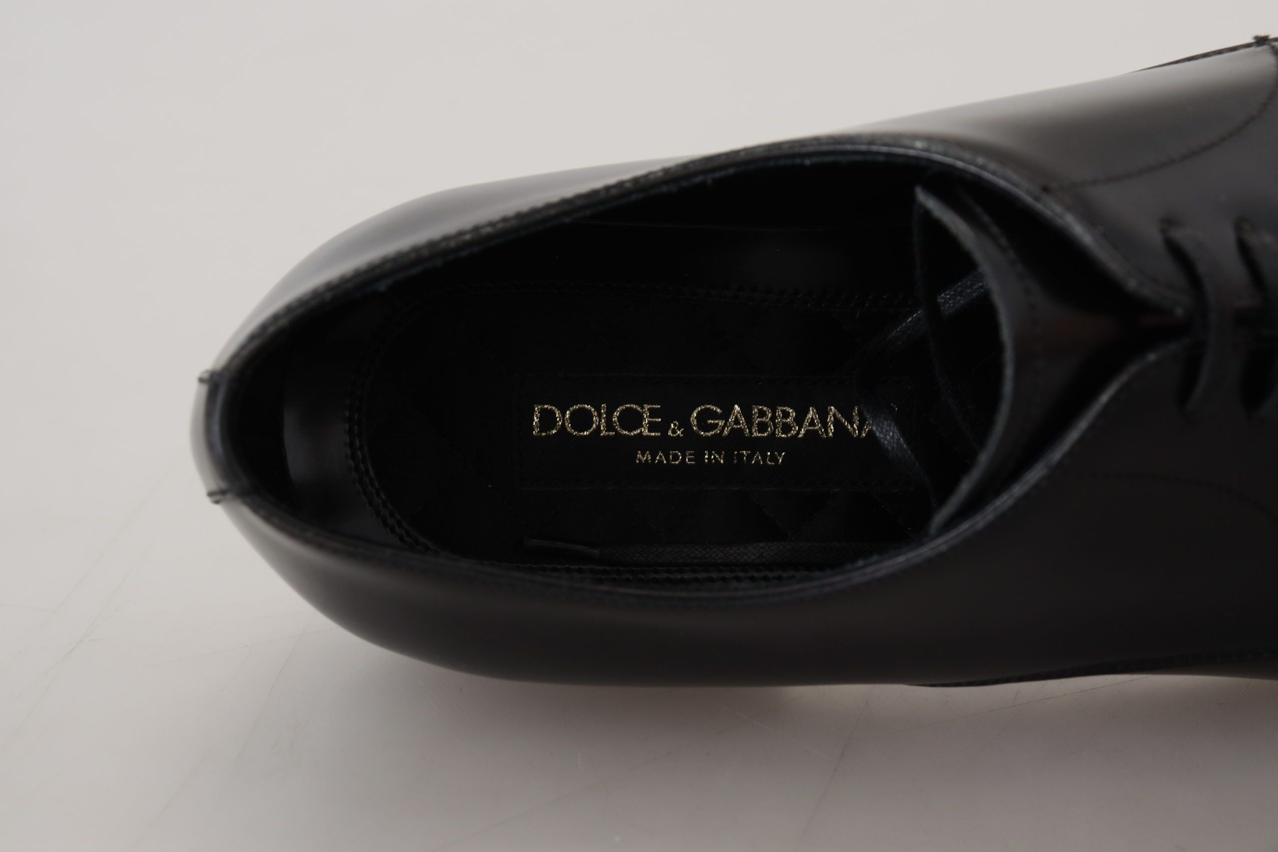Dolce & Gabbana black leather shoes for formal occasions-8
