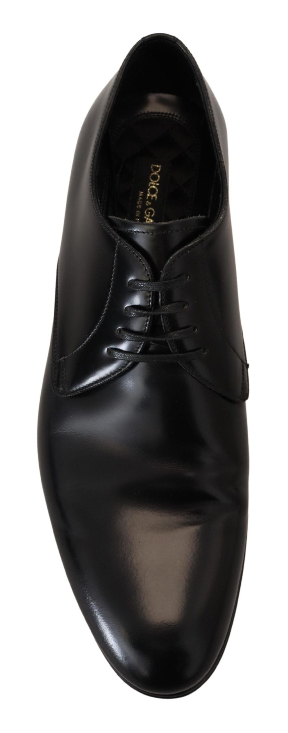 Dolce & Gabbana black leather shoes for formal occasions-3